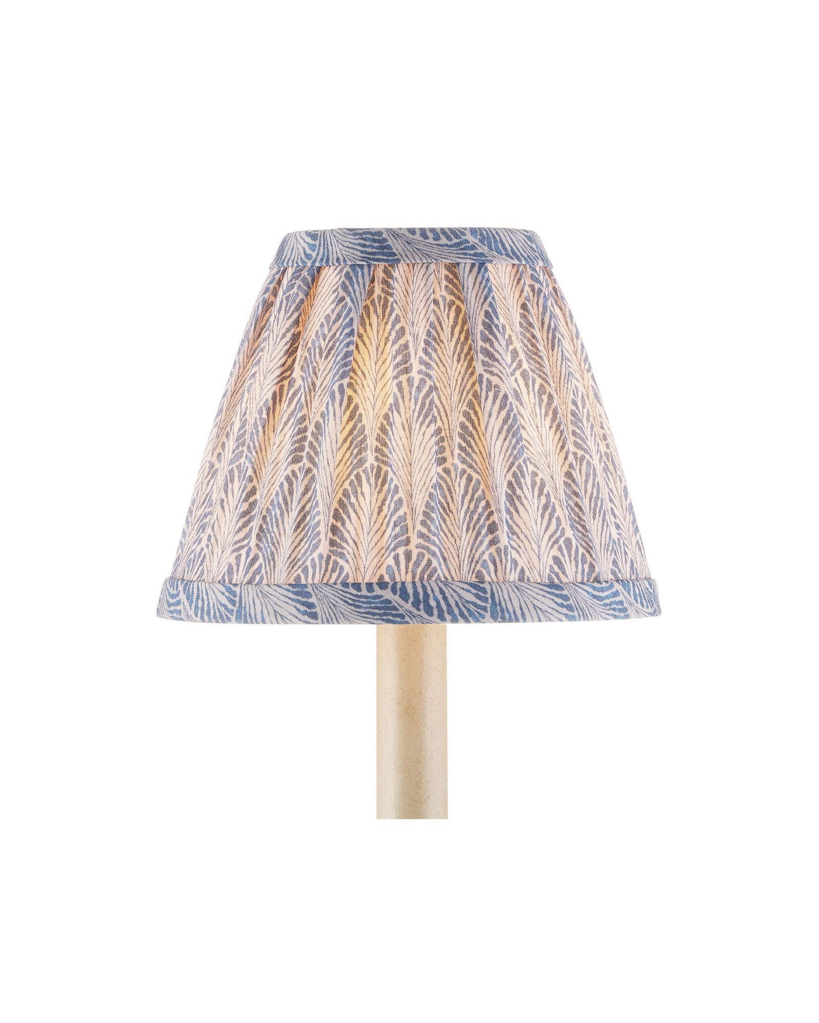 Shown in Blue and Ivory finish
