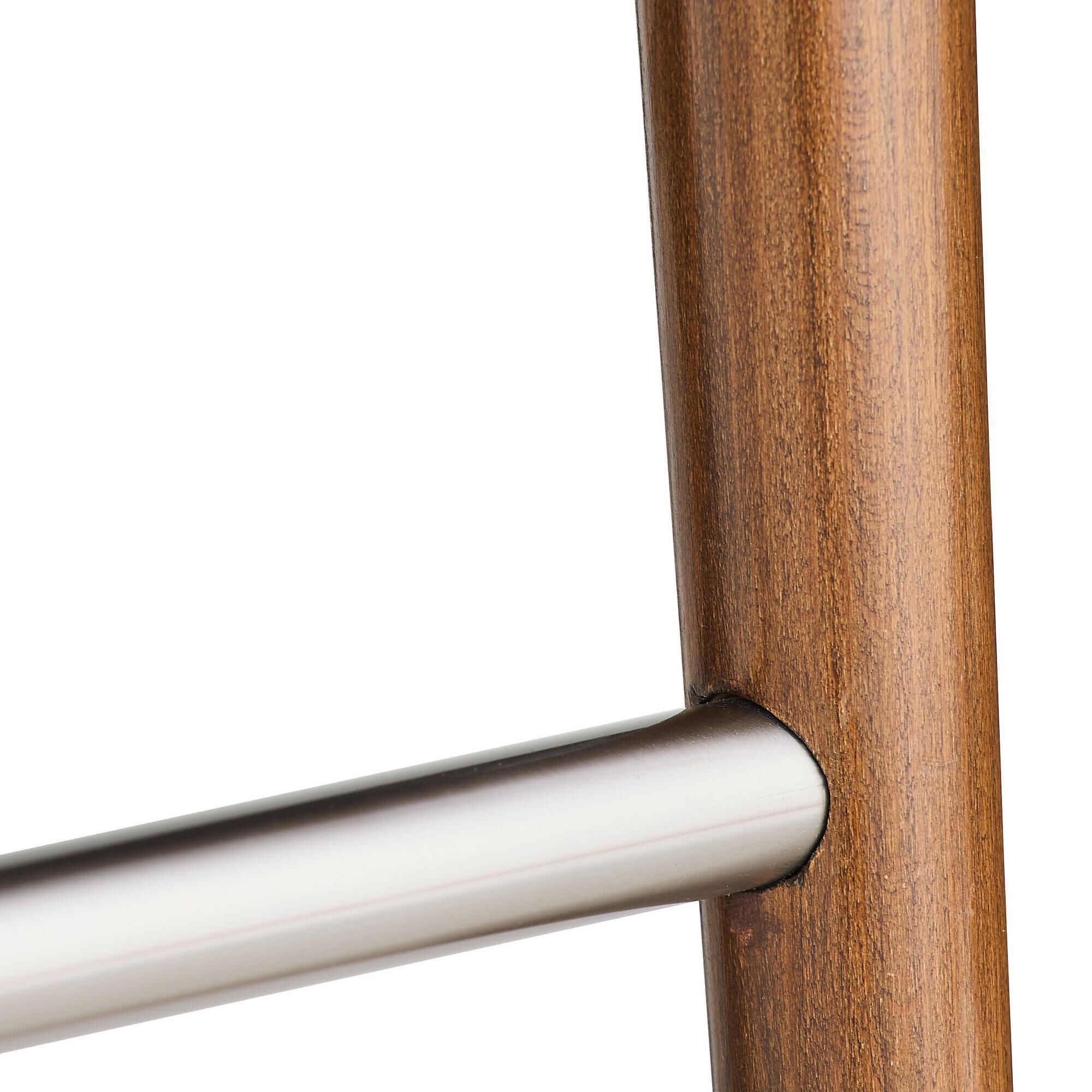 Shown in Morel finish and Brushed Stainless Steel accent