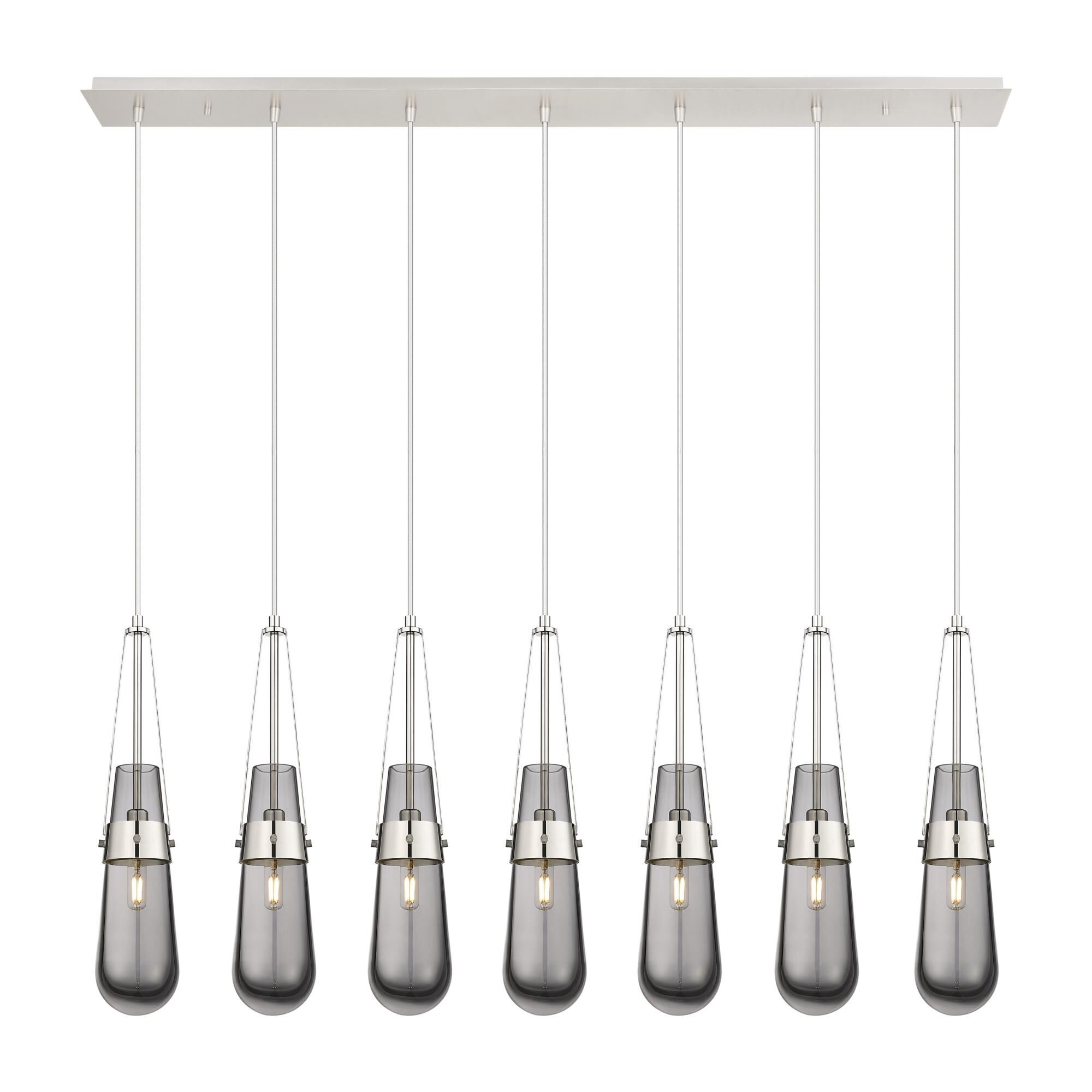 Bruno Marashlian Milan 48 Inch 7 Light Linear Suspension Light by Innovations Lighting