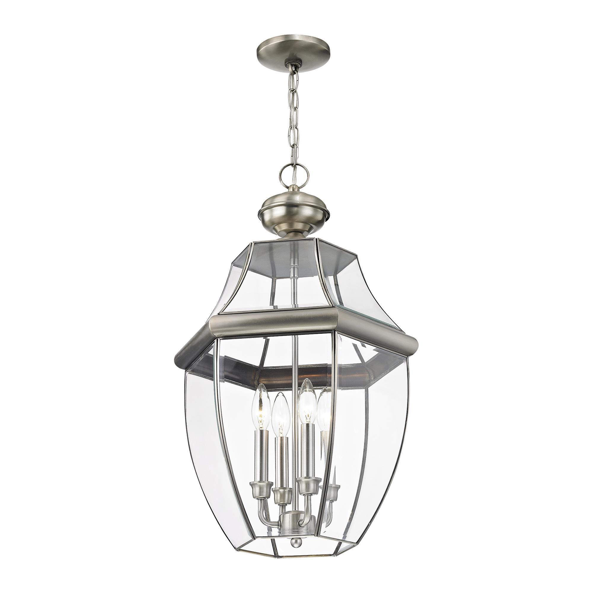 Monterey 25 Inch Tall 4 Light Outdoor Hanging Lantern by Livex Lighting