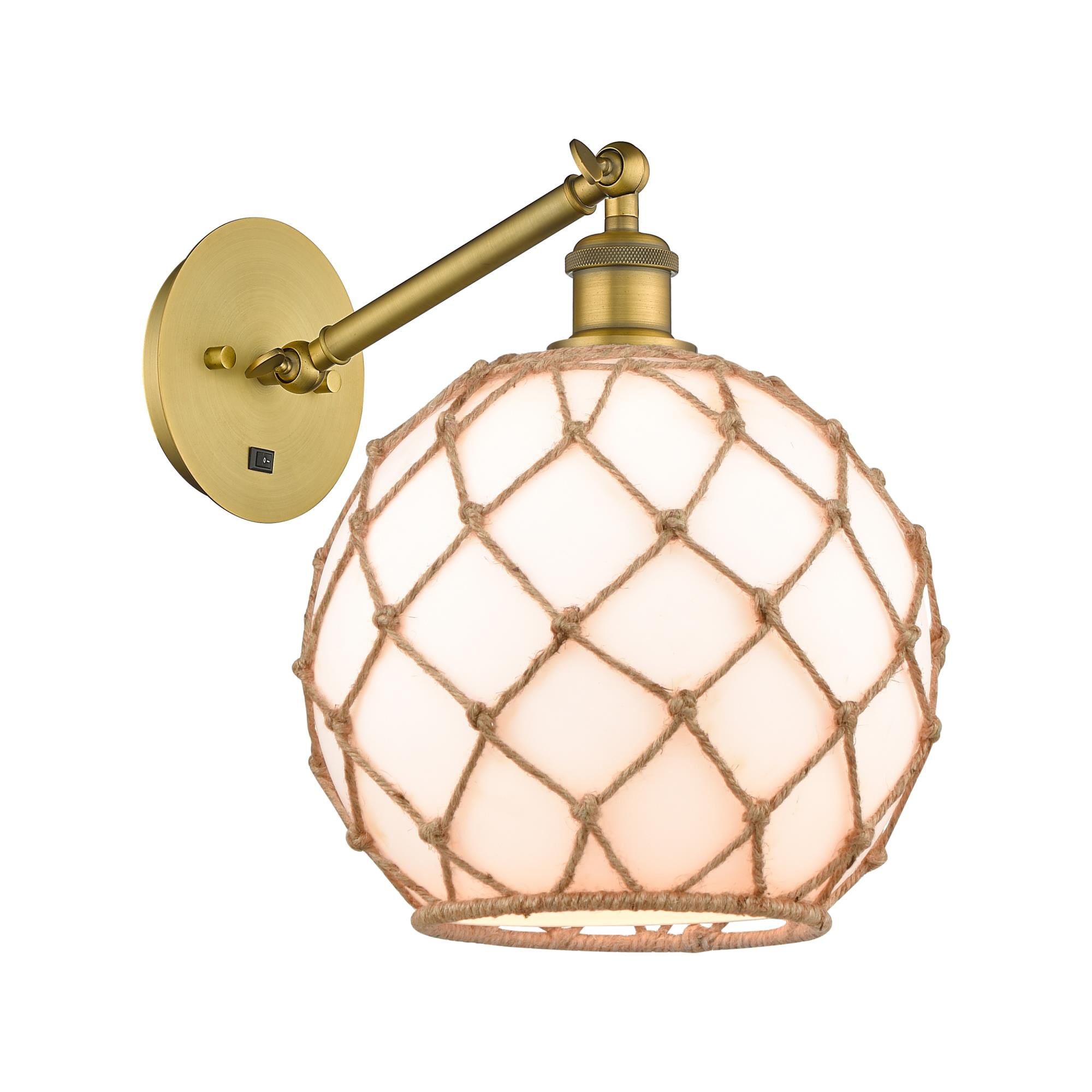 Shown in Brushed Brass finish