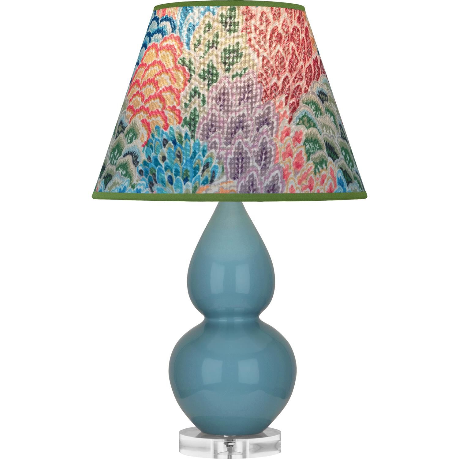 Small Double Gourd 23 Inch Table Lamp by Robert Abbey