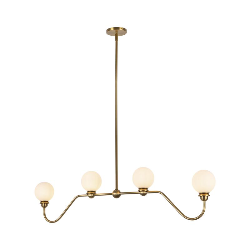 Ryan Pauly Beckett Medium Linear Chandelier by Alora Mood