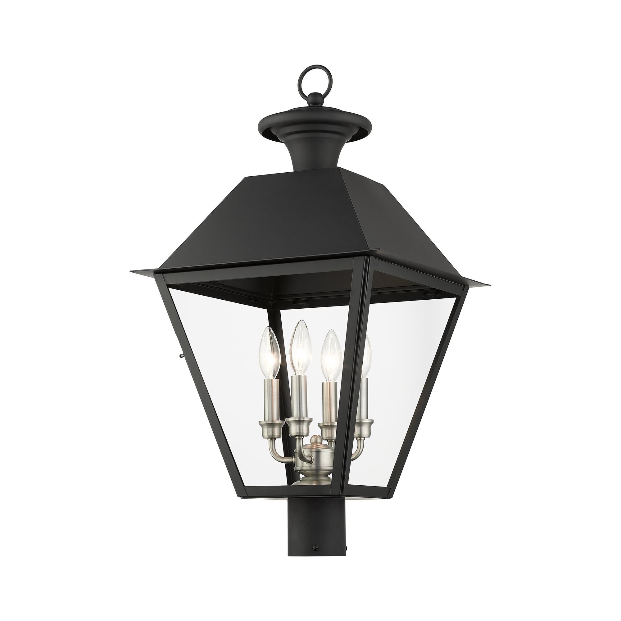 Mansfield 27 Inch Tall 4 Light Outdoor Post Lamp by Livex Lighting