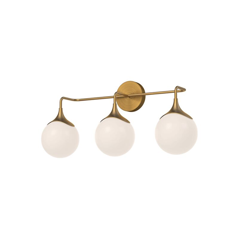 Nouveau 26 Inch 3 Light Bath Vanity Light by Alora Mood