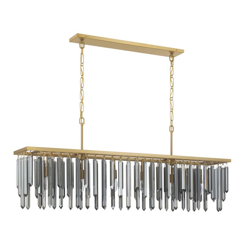 Gemma Medium Linear Chandelier by Crystorama