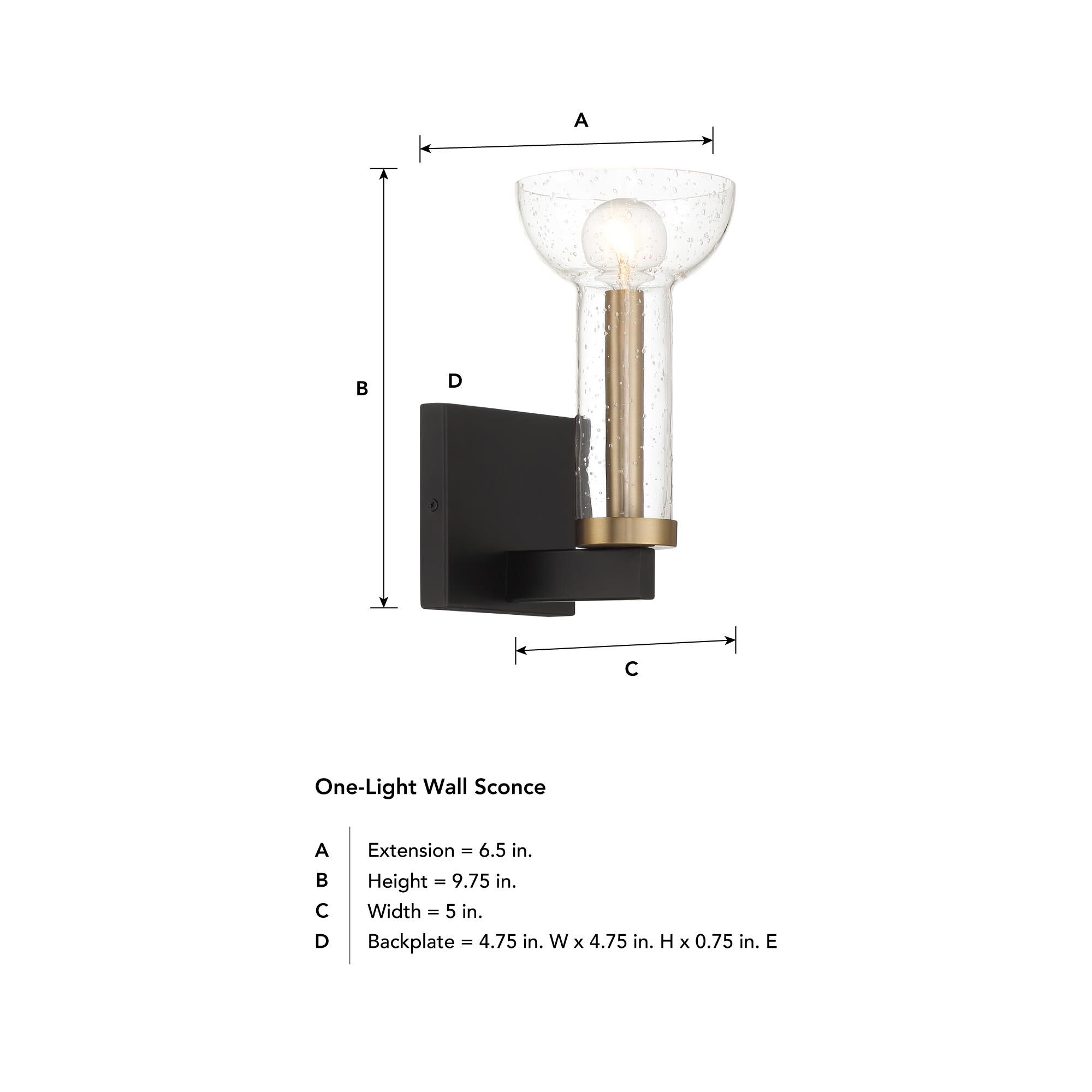 Designers Fountain Nova 9 Inch Wall Sconce
