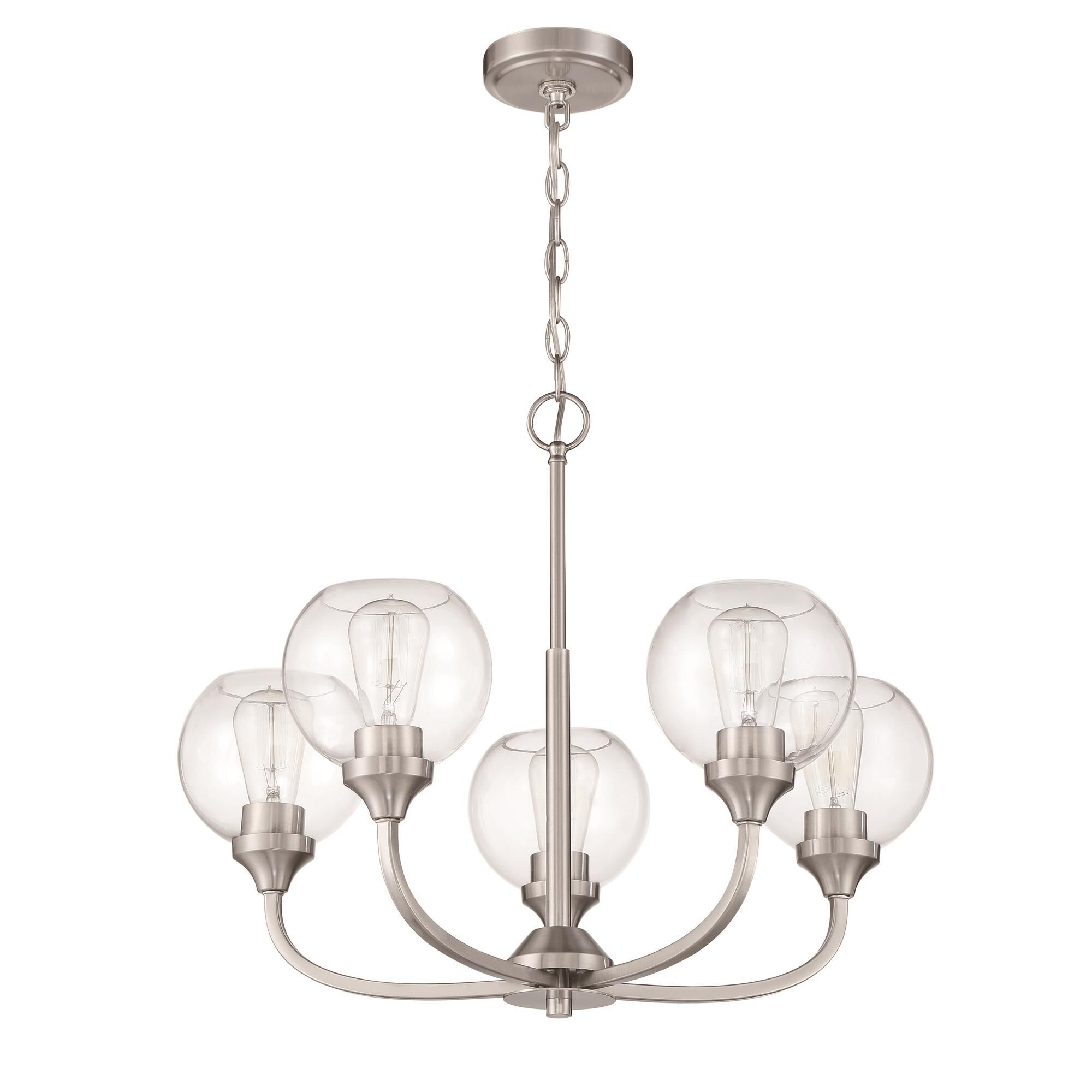 Glenda 23 Inch 5 Light Chandelier by Craftmade