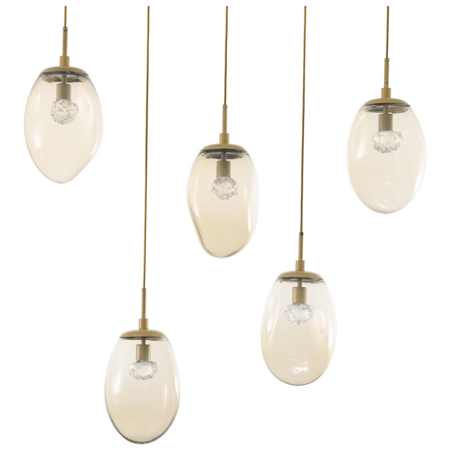 Meteo 42 Inch 5 Light LED Multi Light Pendant by Hammerton Studio