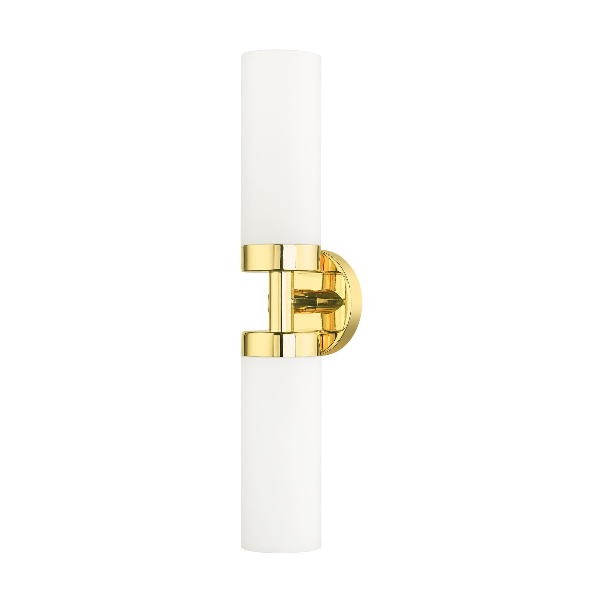 Shown in Polished Brass finish and Hand Blown Satin Opal White glass
