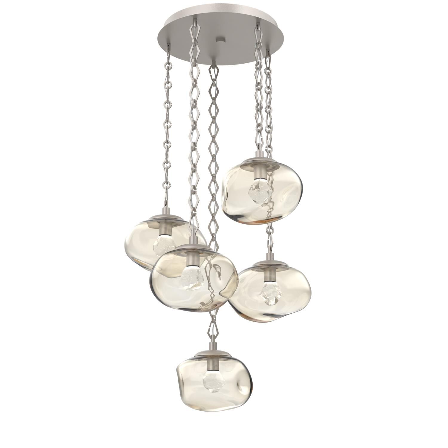 Levi Wilson Nova Led 24 Inch Multi Light Pendant by Hammerton Studio