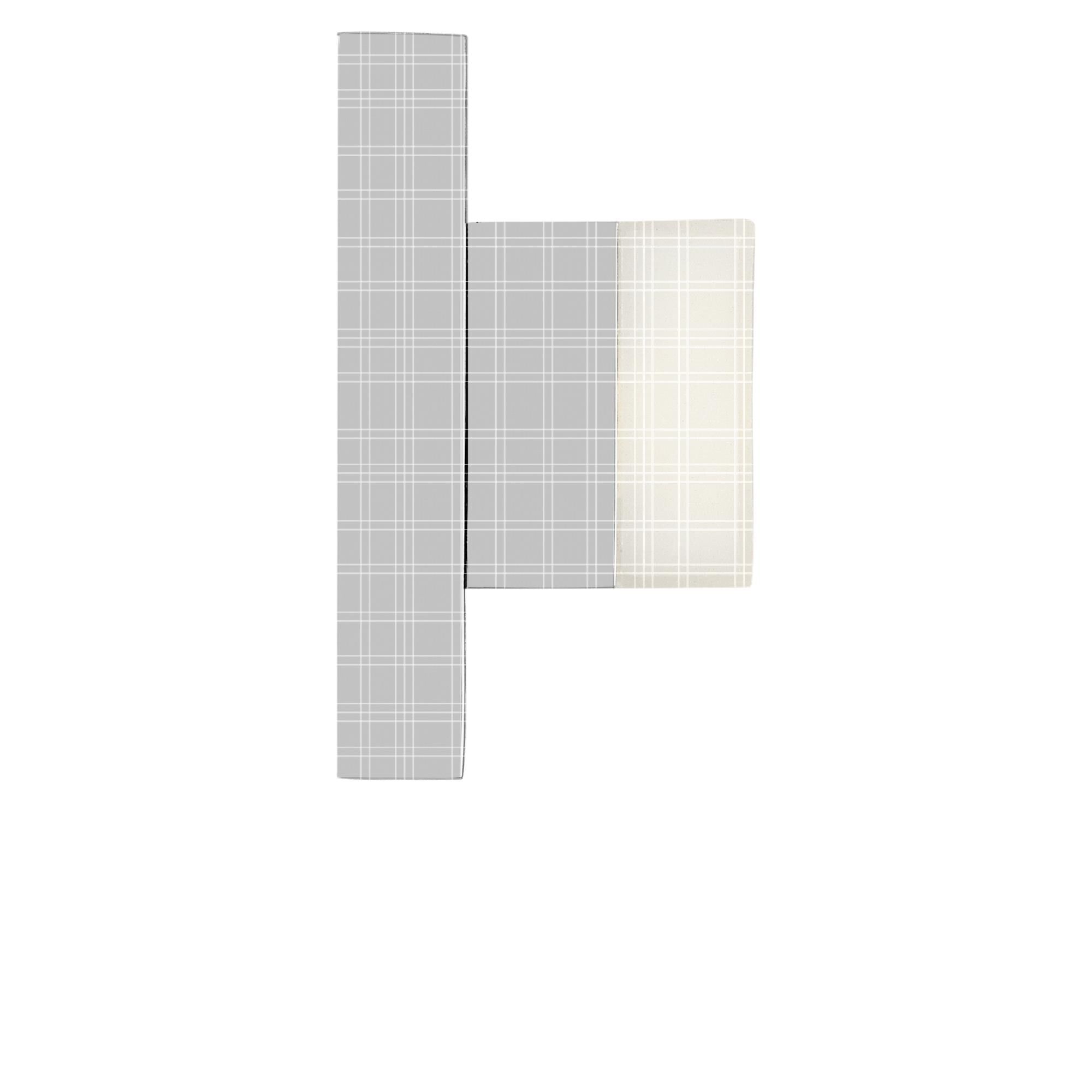 Shown in Chrome finish and White Acrylic shade