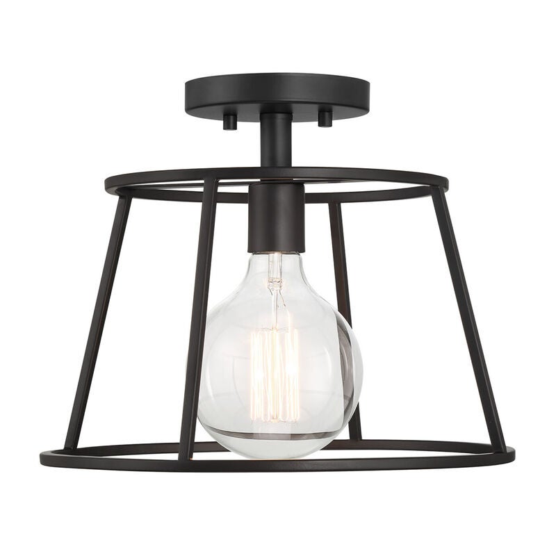 13 Inch Semi Flush Mount by Meridian Lighting