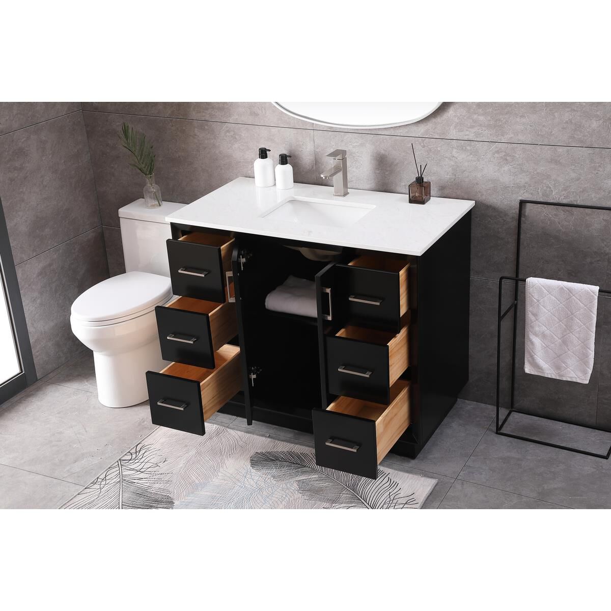 Hayes 42 Inch Bath Vanity by Elegant Decor