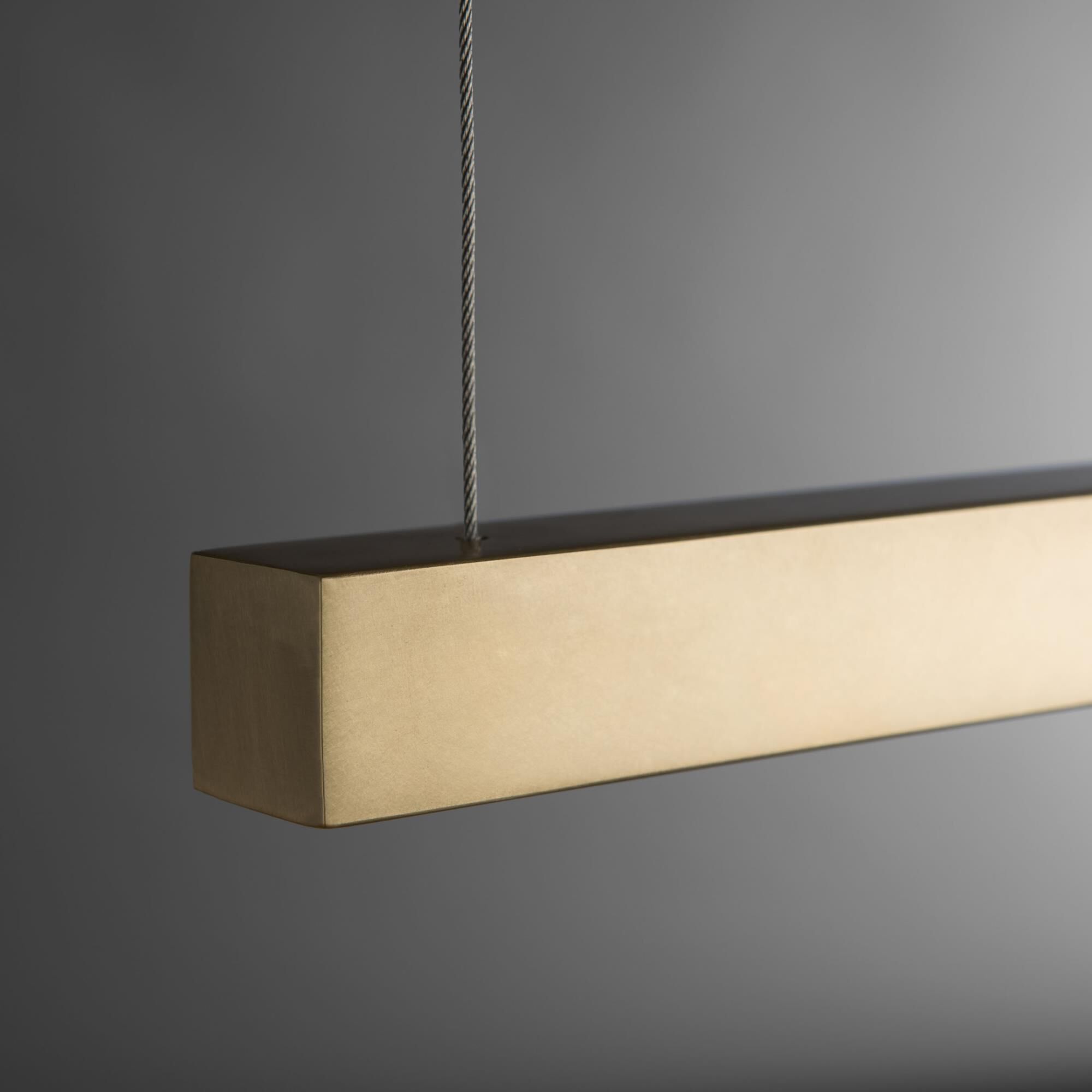 Hubbardton Forge Ingot 72 Inch LED Linear Suspension Light