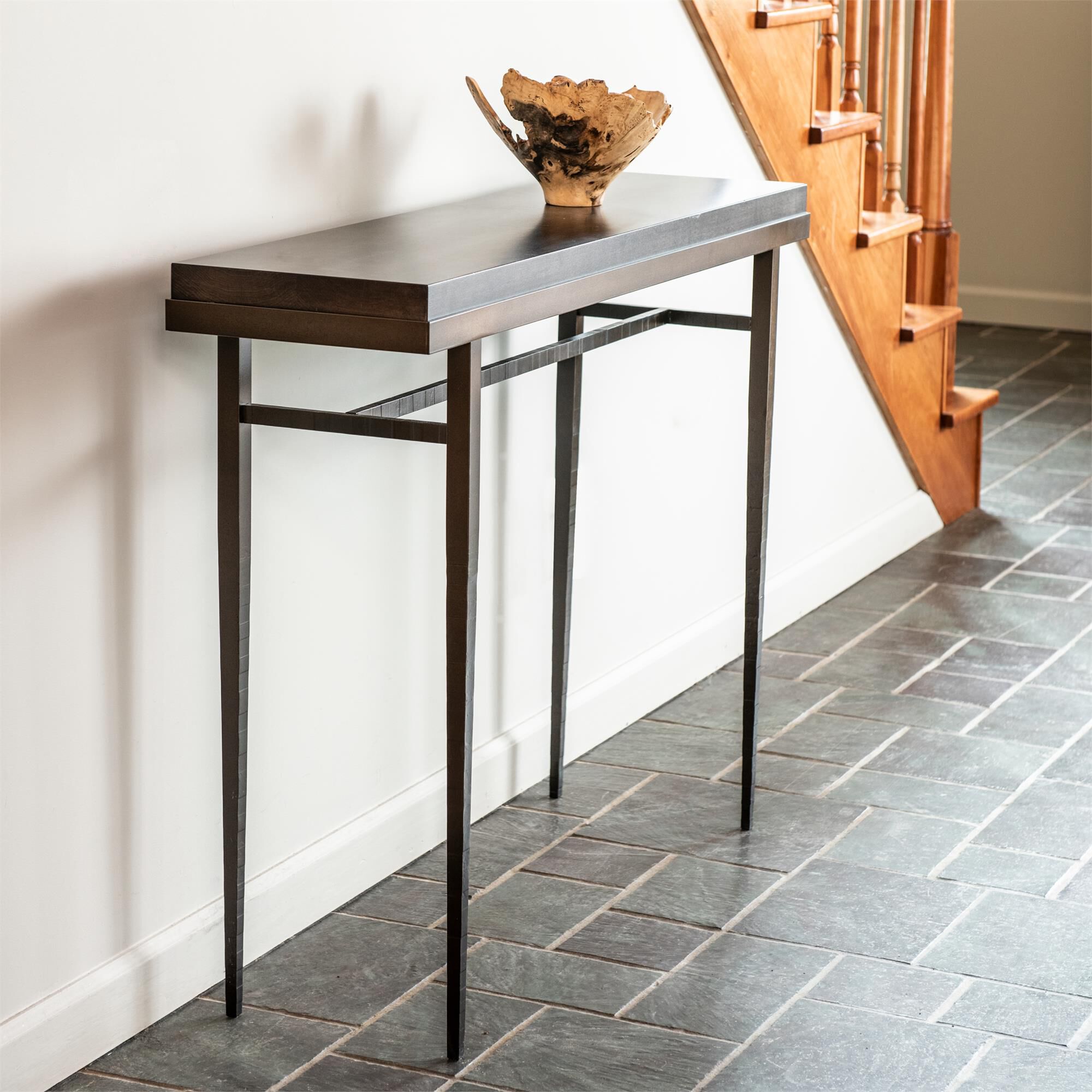 Shown in Dark Smoke finish and Maple Espresso accent