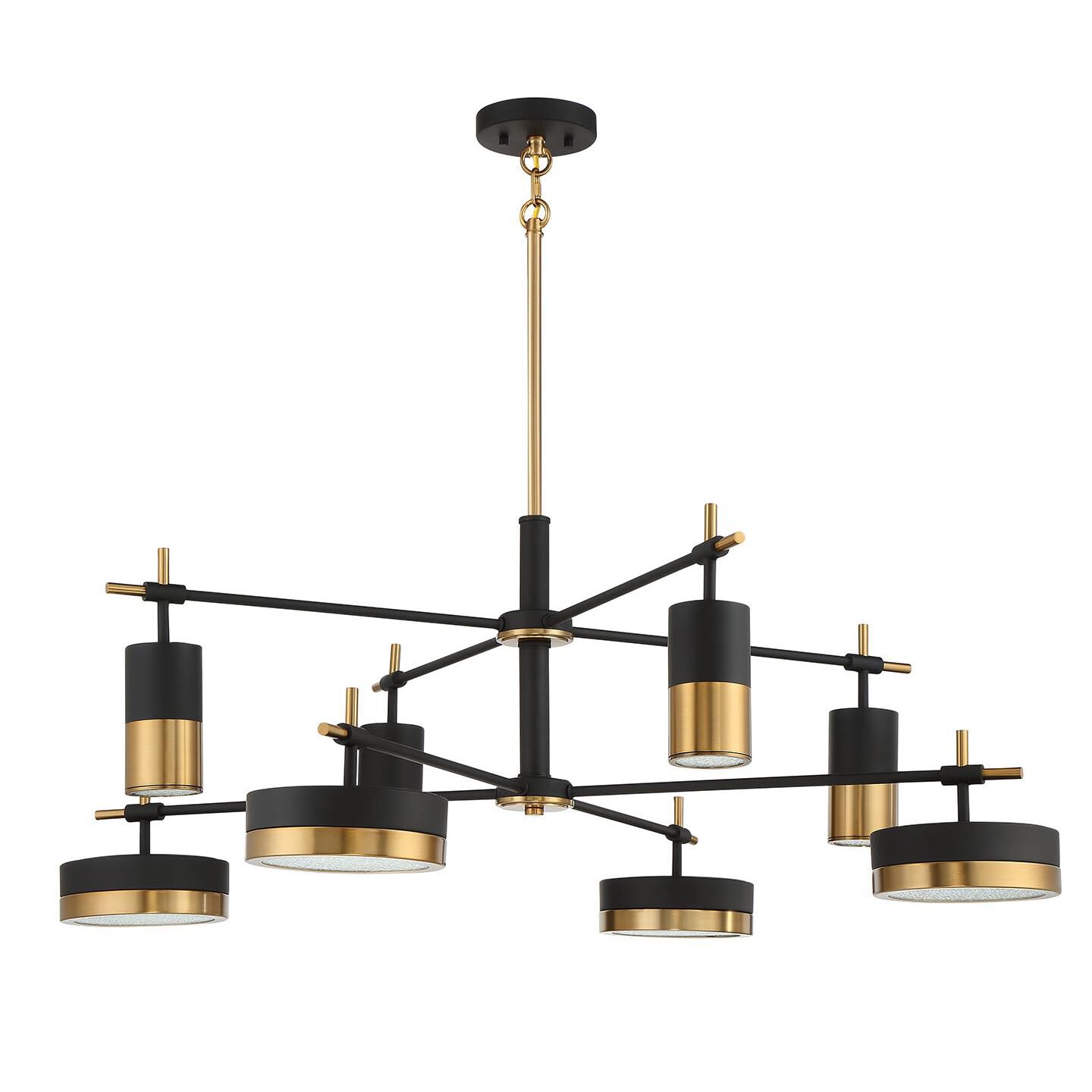 Ashor 42 Inch 8 Light LED Chandelier by Savoy House