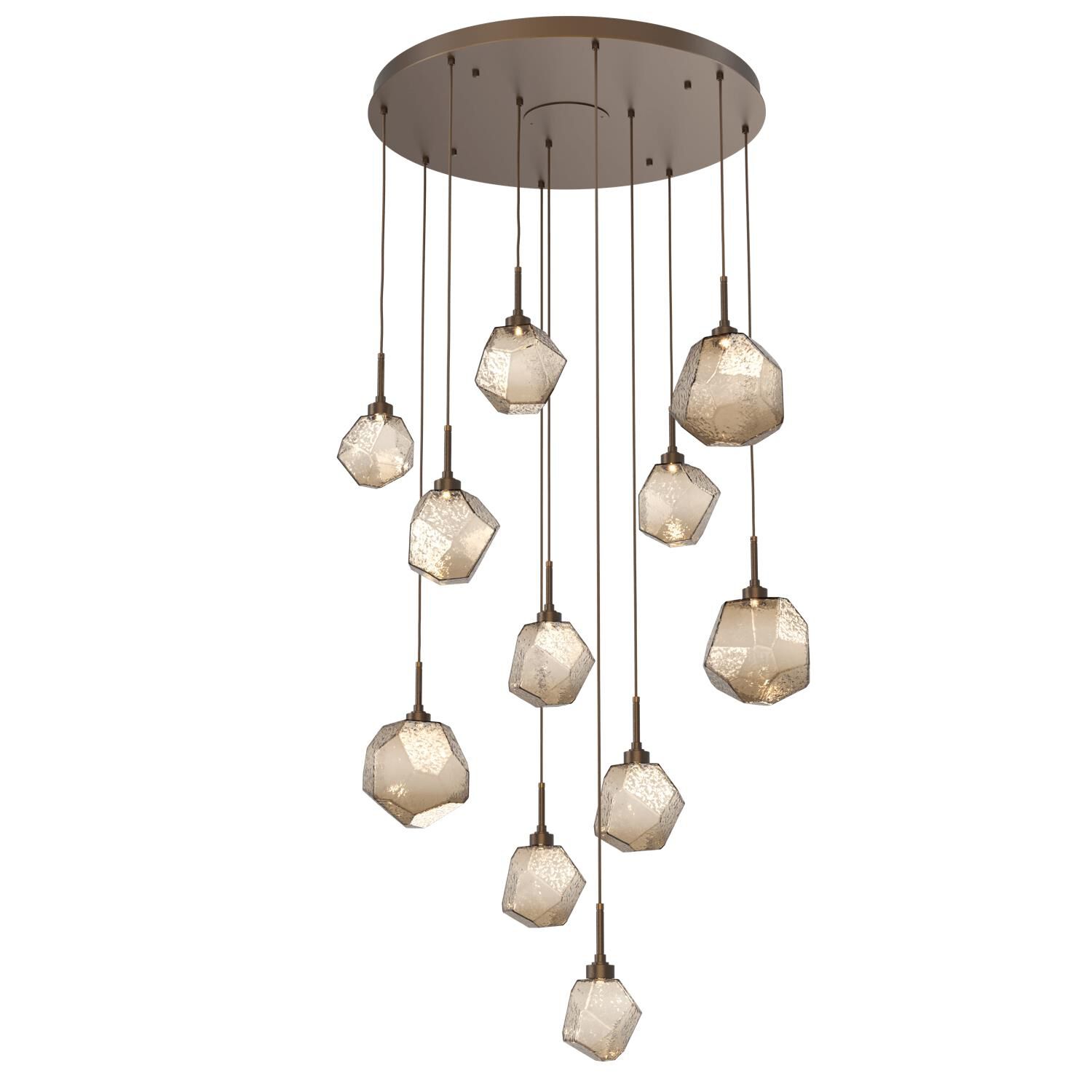 Gem 35 Inch 11 Light LED Multi Light Pendant by Hammerton Studio