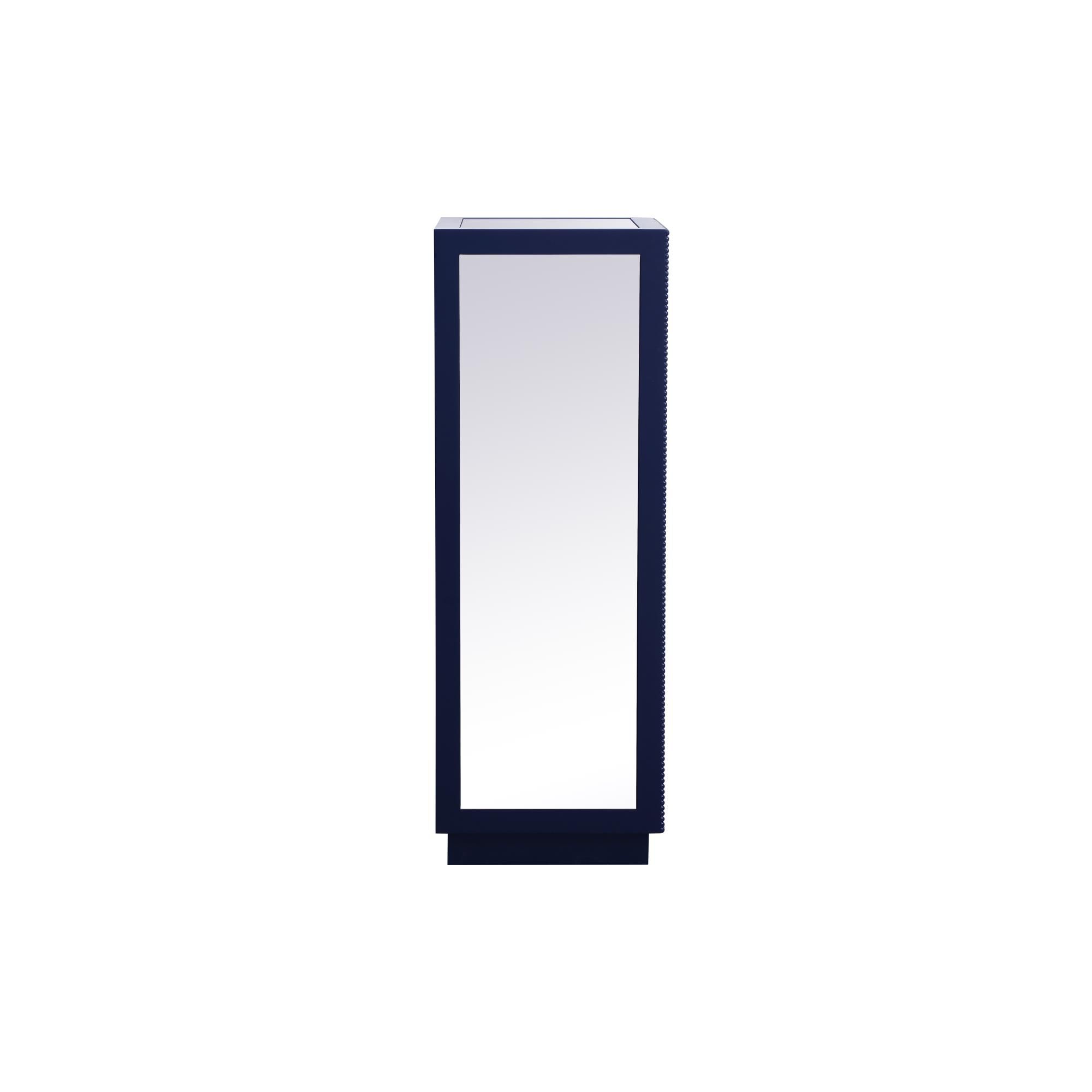 Shown in Blue finish