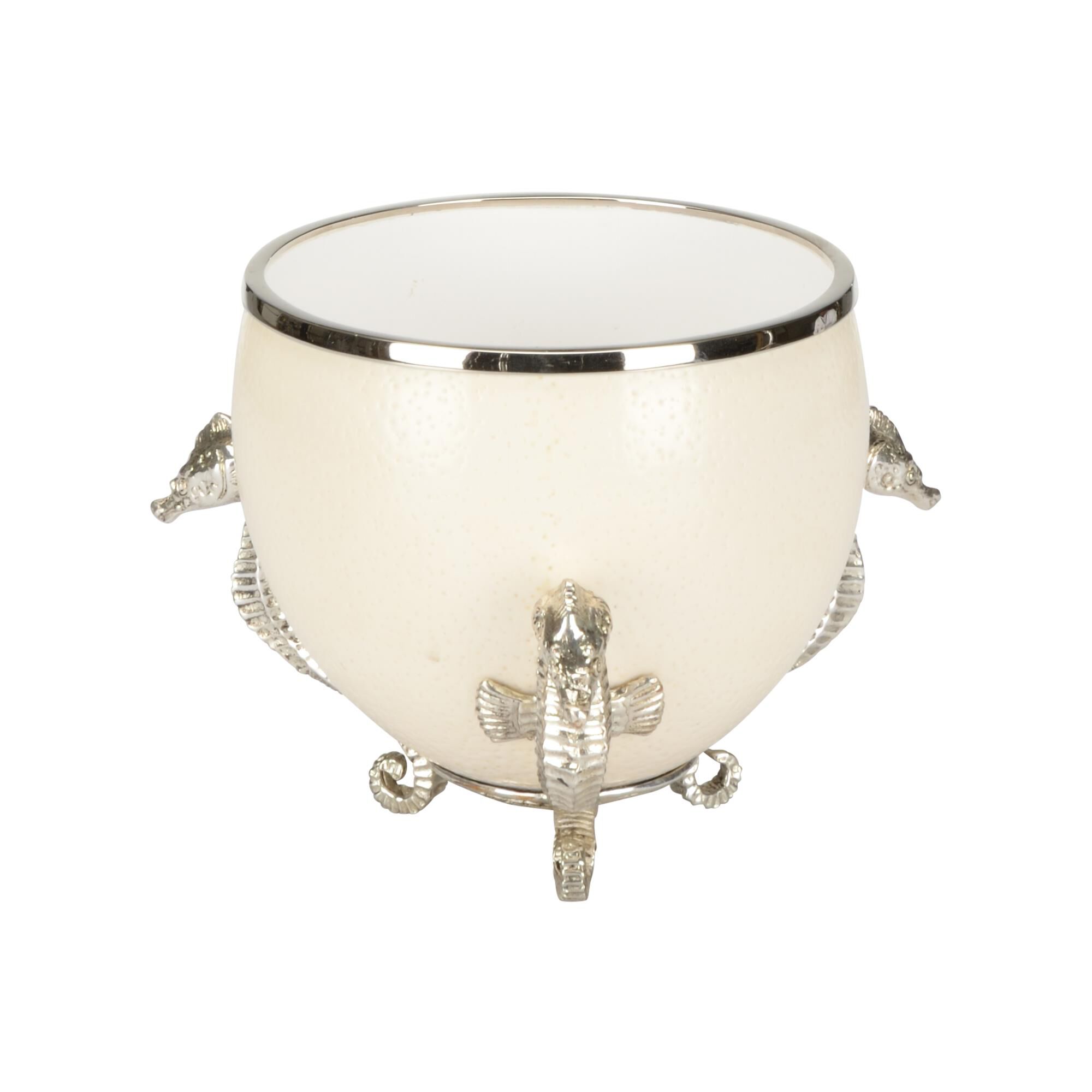 Shown in White, Cream and Silver finish