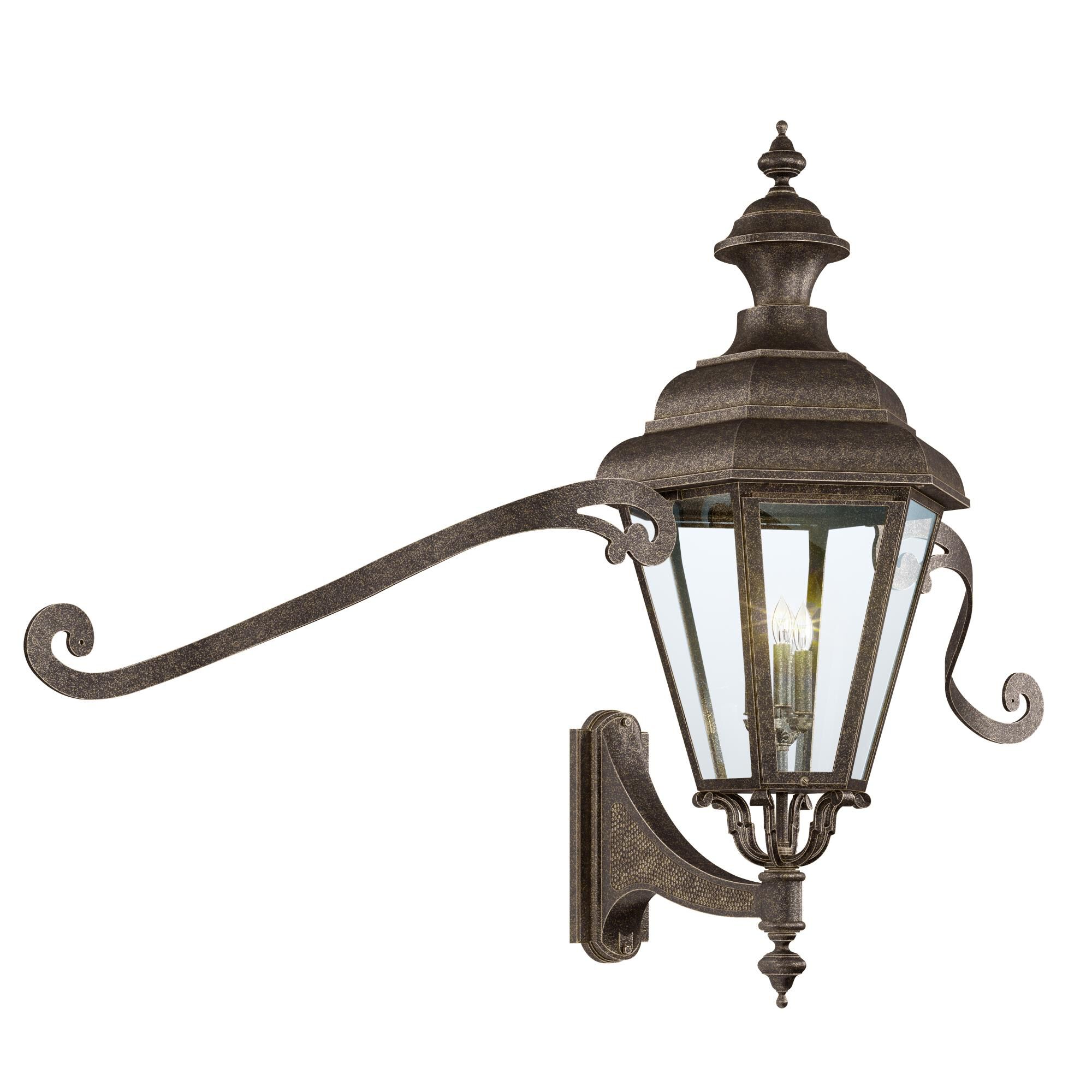 Shown in Antique Brass finish and Ca glass