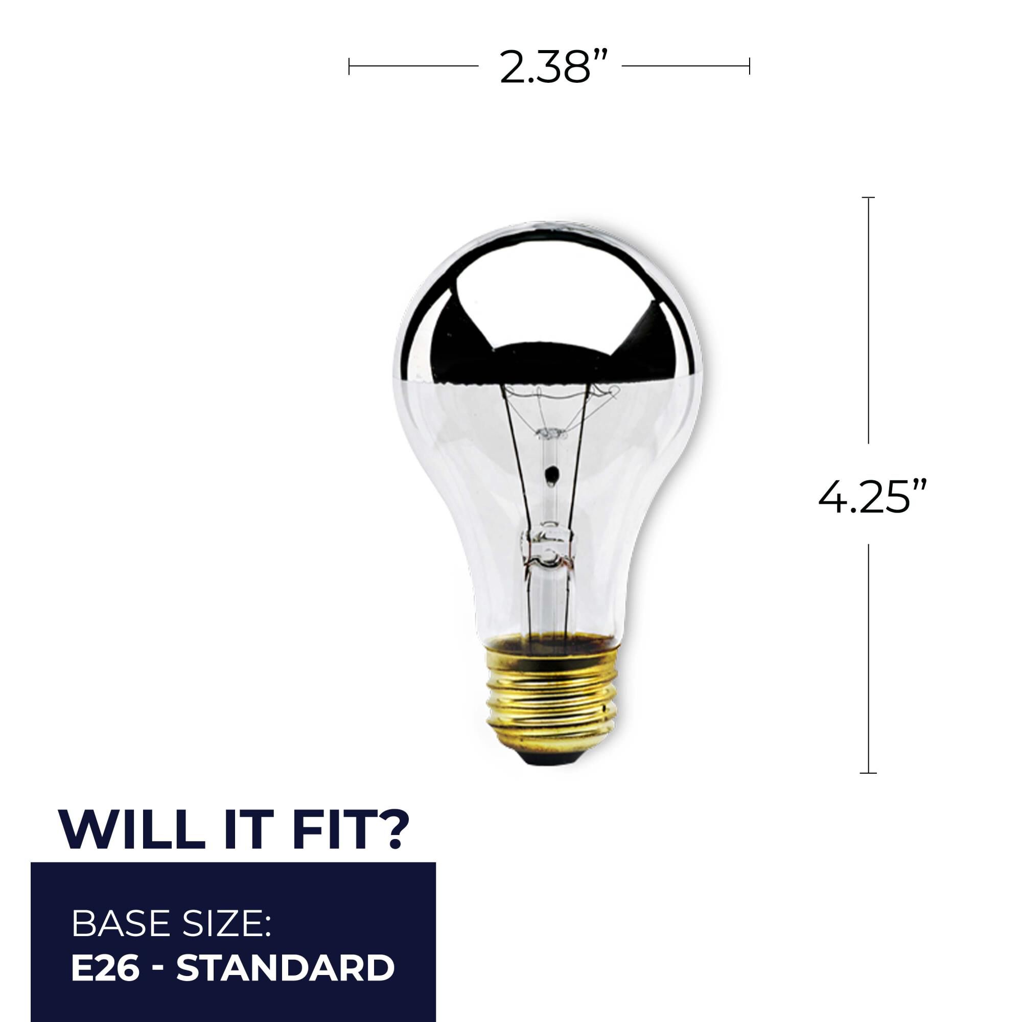 60 Watt 2700K A19 Incandescent Light Bulb by Bulbrite