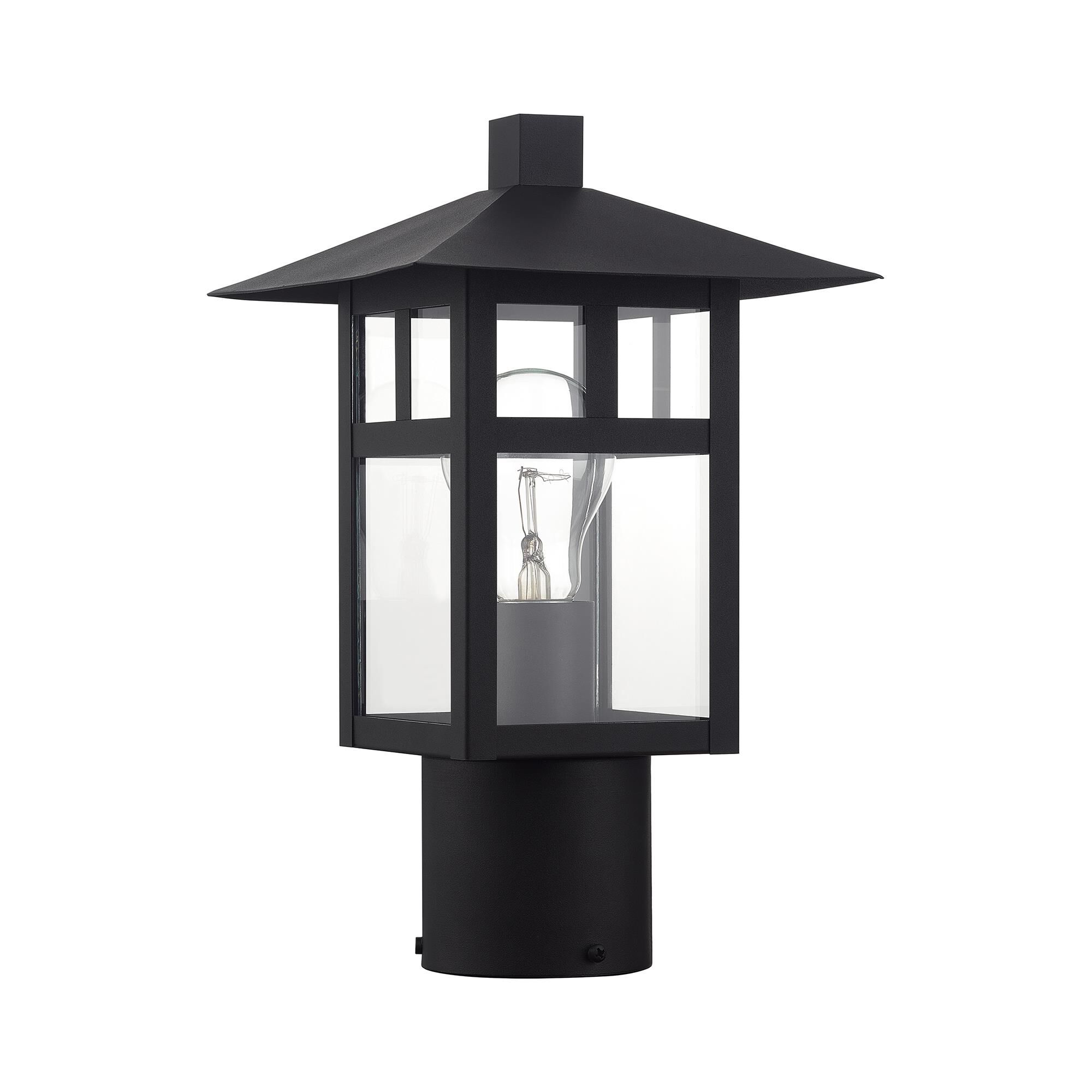 Crestlake 12 Inch Outdoor Post Lamp by Livex Lighting