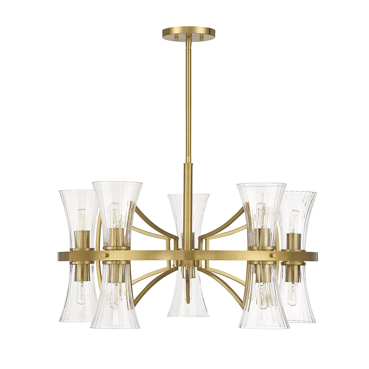 Bennington 30 Inch 10 Light Chandelier by Savoy House