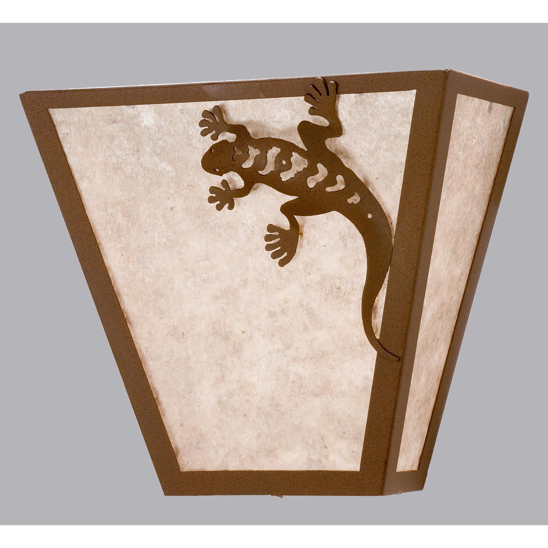 Gecko 13 Inch Wall Sconce by Meyda Lighting