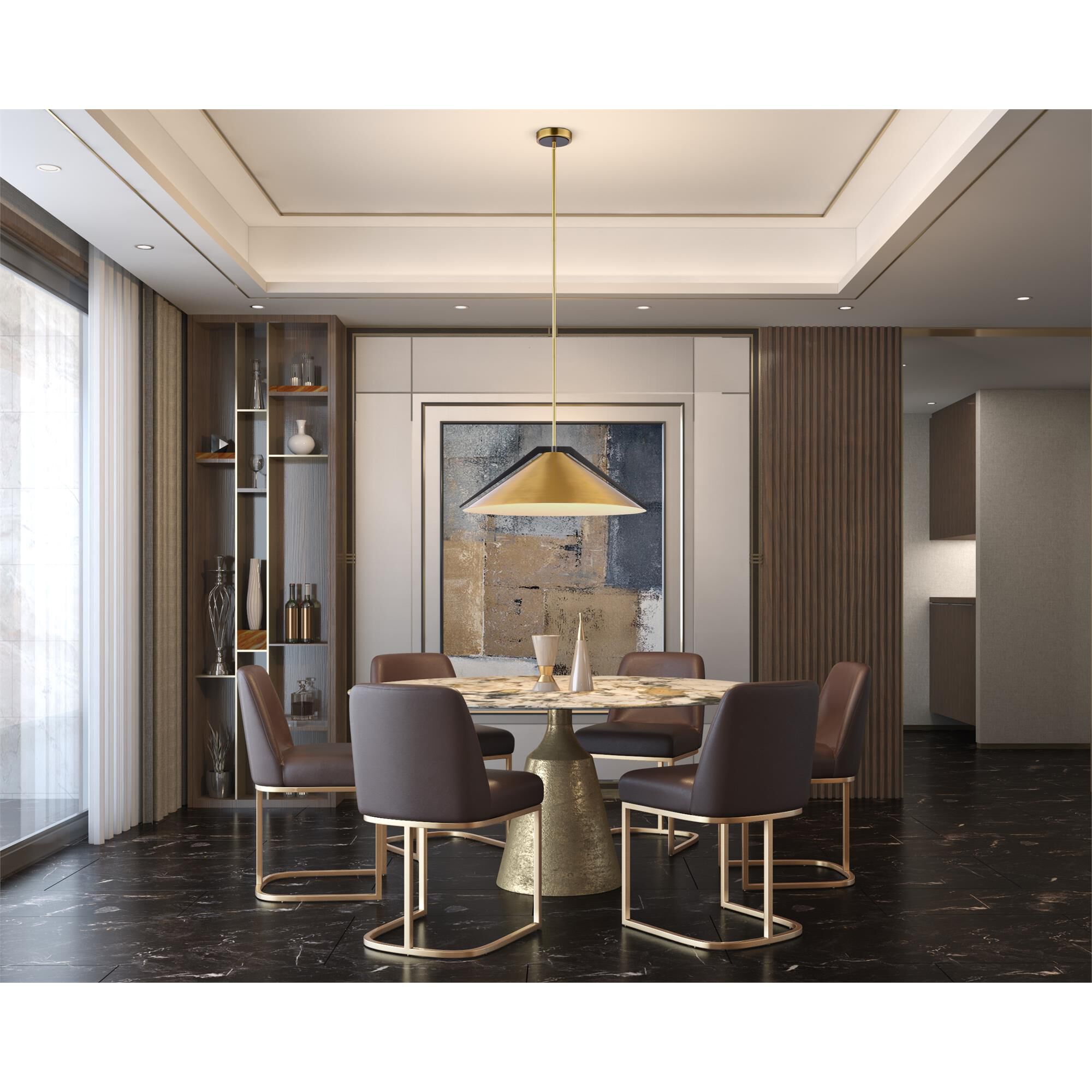 Kevin Kraemer Baltic 24 Inch Large Pendant,