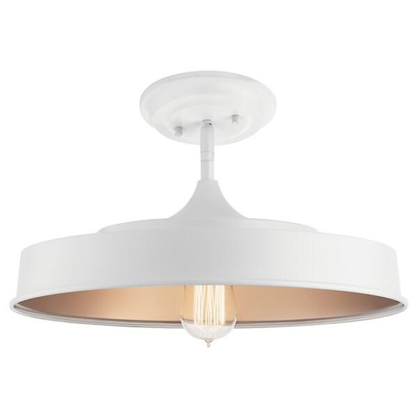 Elias 16 Inch 1 Light Semi Flush Mount by Kichler Lighting