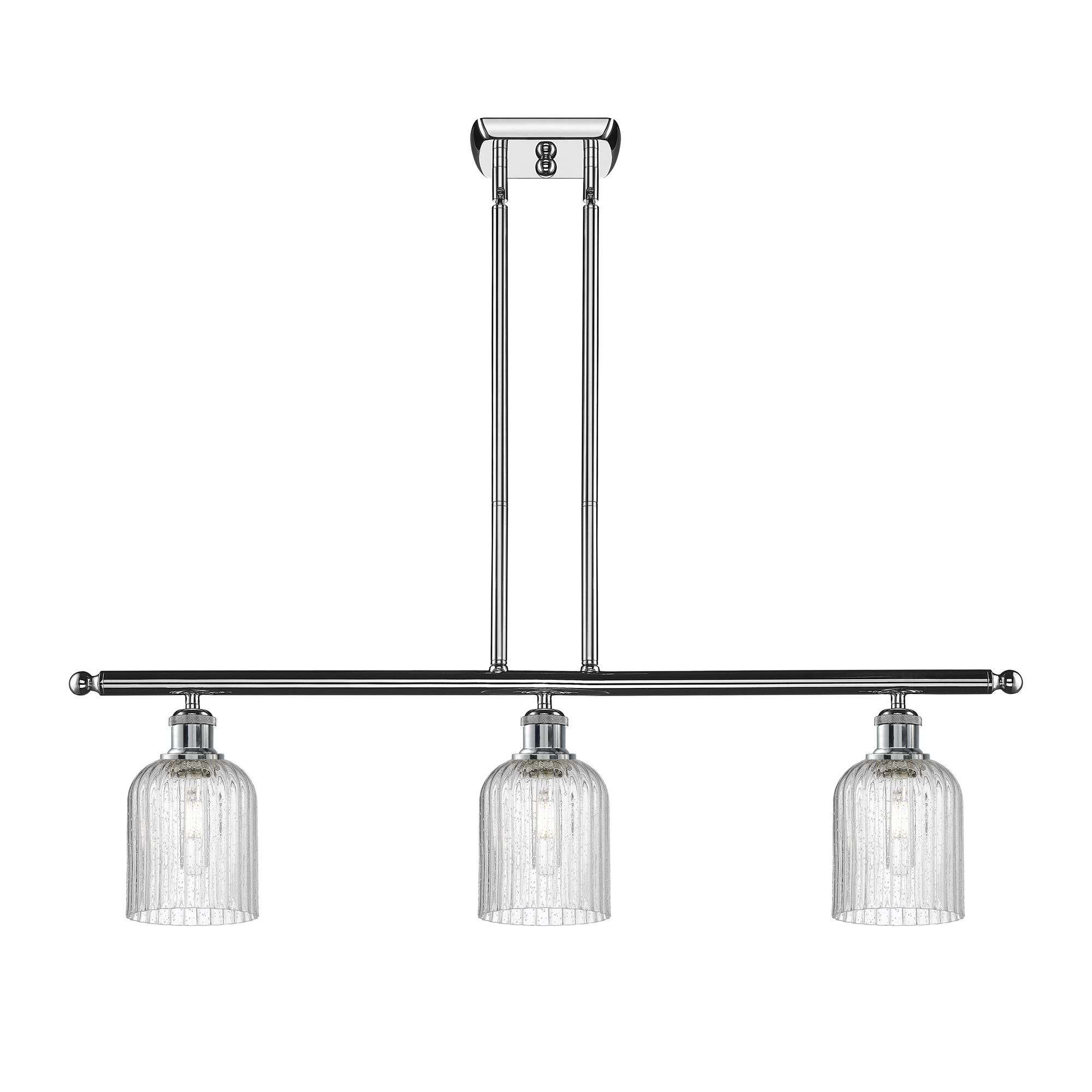 Shown in Polished Chrome finish and Seedy shade