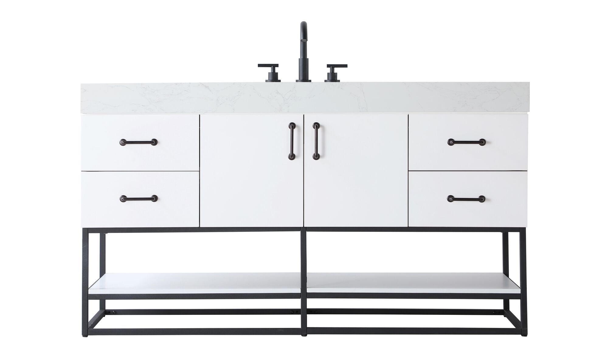 Shown in White finish