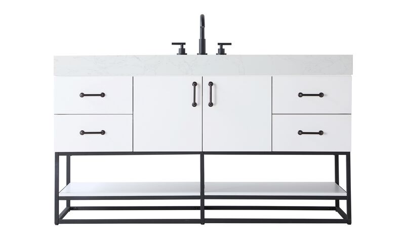 Caroline 60 Inch Bath Vanity by Elegant Dcor