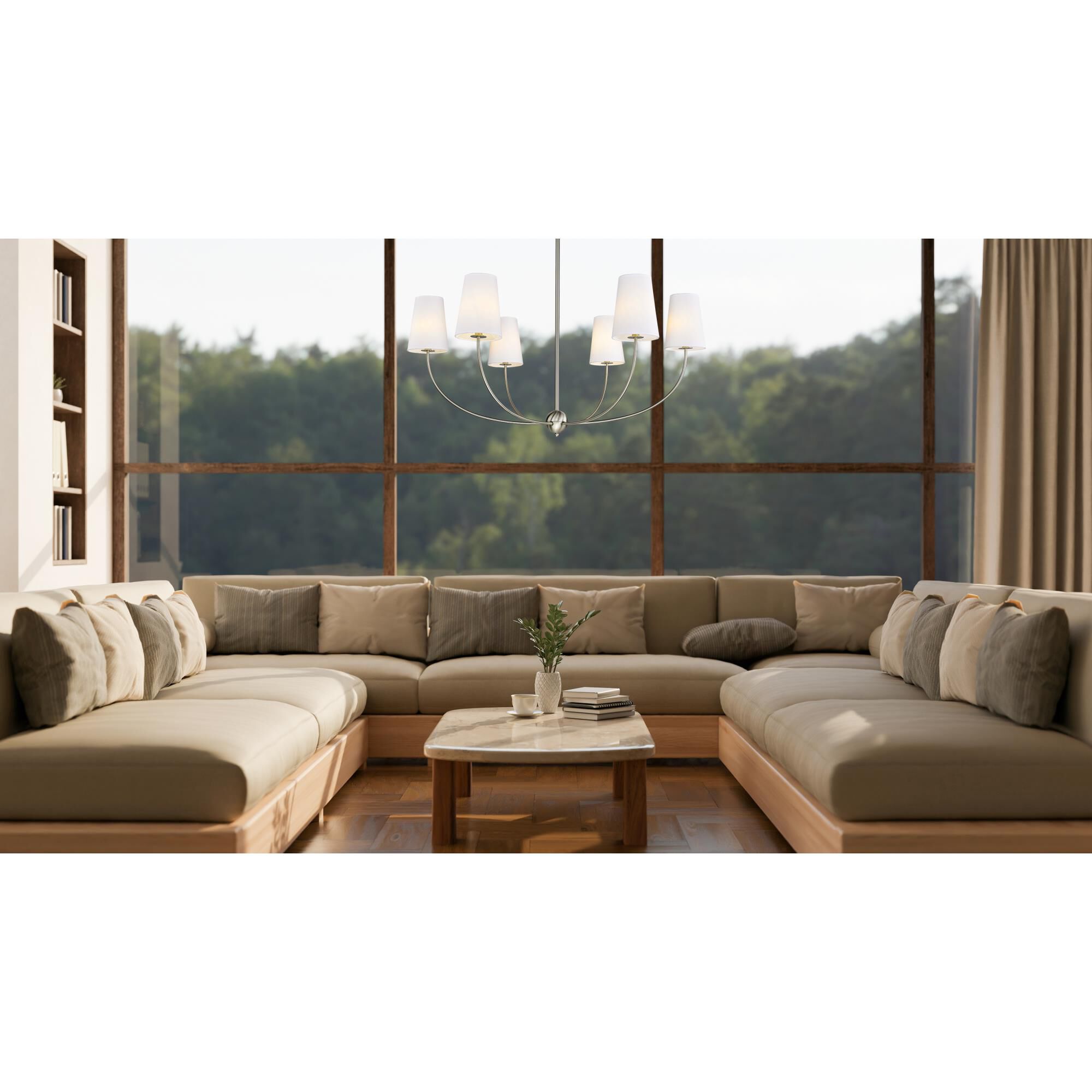 Shannon 42 Inch 6 Light Chandelier by Z-Lite