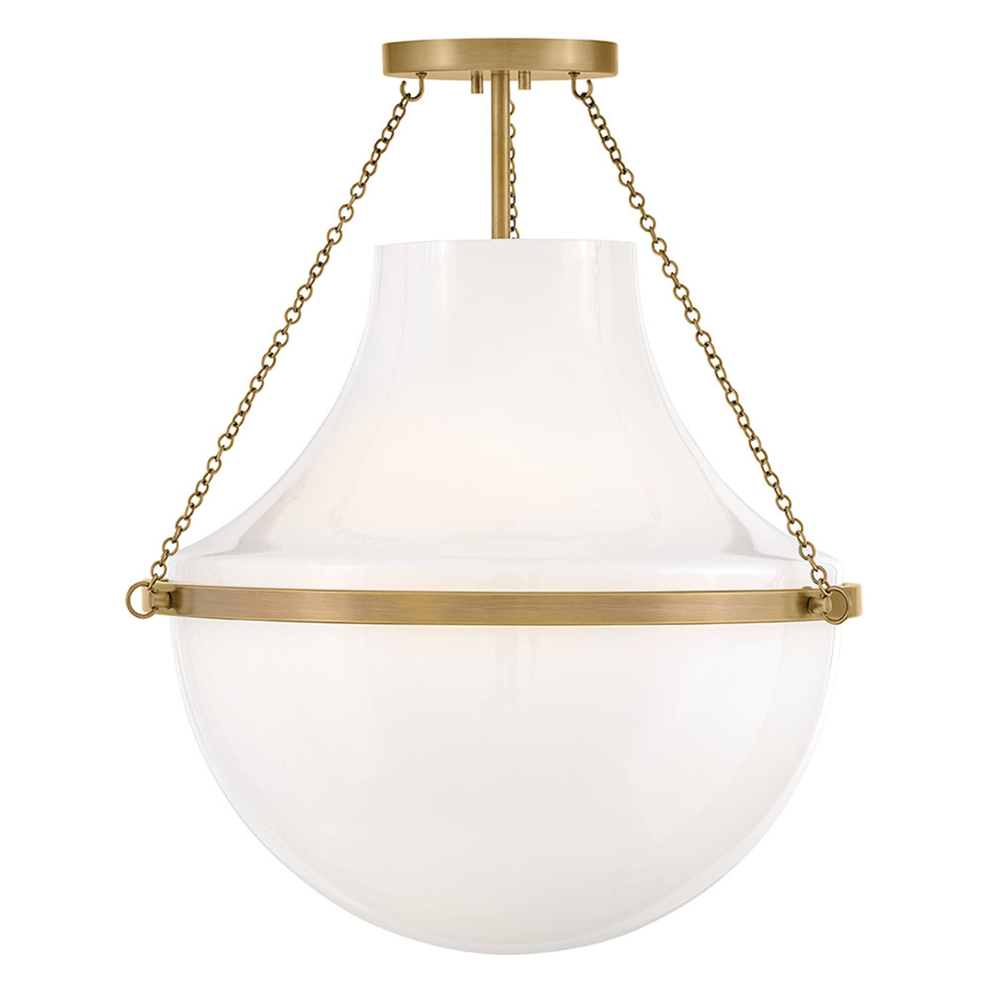 Collins 20 Inch Semi Flush Mount,