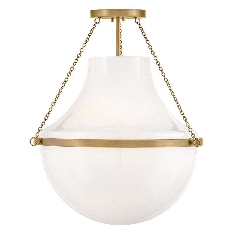 Collins 20 Inch Semi Flush Mount by Hinkley
