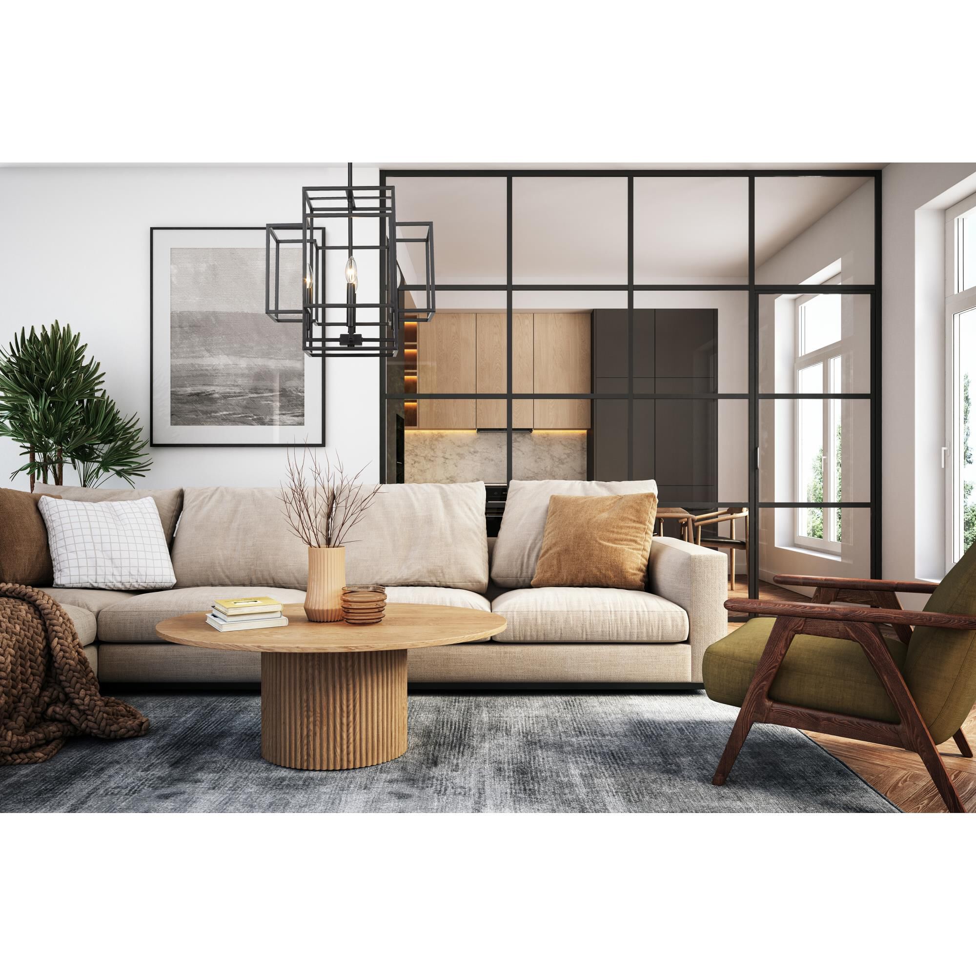 Shown in Matte Black finish and --- glass and --- shade