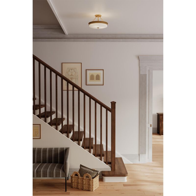 Halora 15 Inch Semi Flush Mount by Minka Lavery