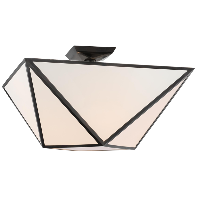 Julie Neill Lorino 20 Inch 1 Light LED Flush Mount by Visual Comfort Signature Collection
