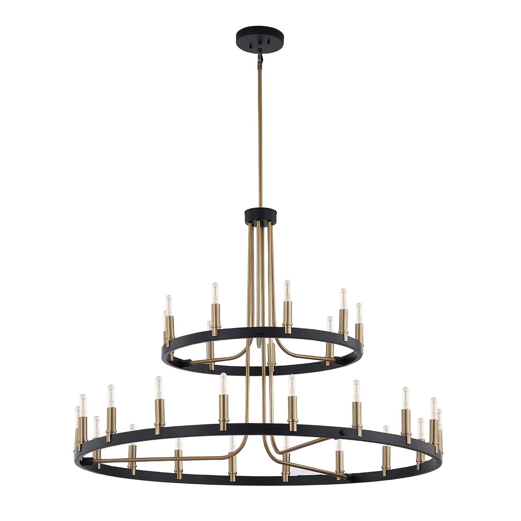 Clayton 42 Inch 27 Light LED Chandelier by Justice Design Group