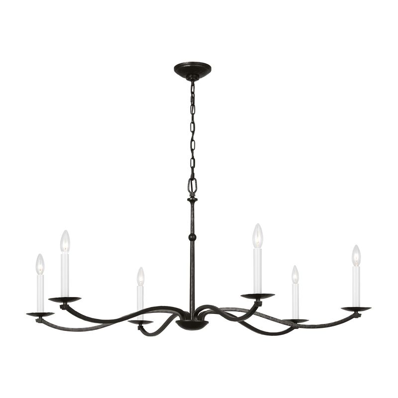 Chapman & Myers Wellen 48 Inch Chandelier by Visual Comfort Studio Collection