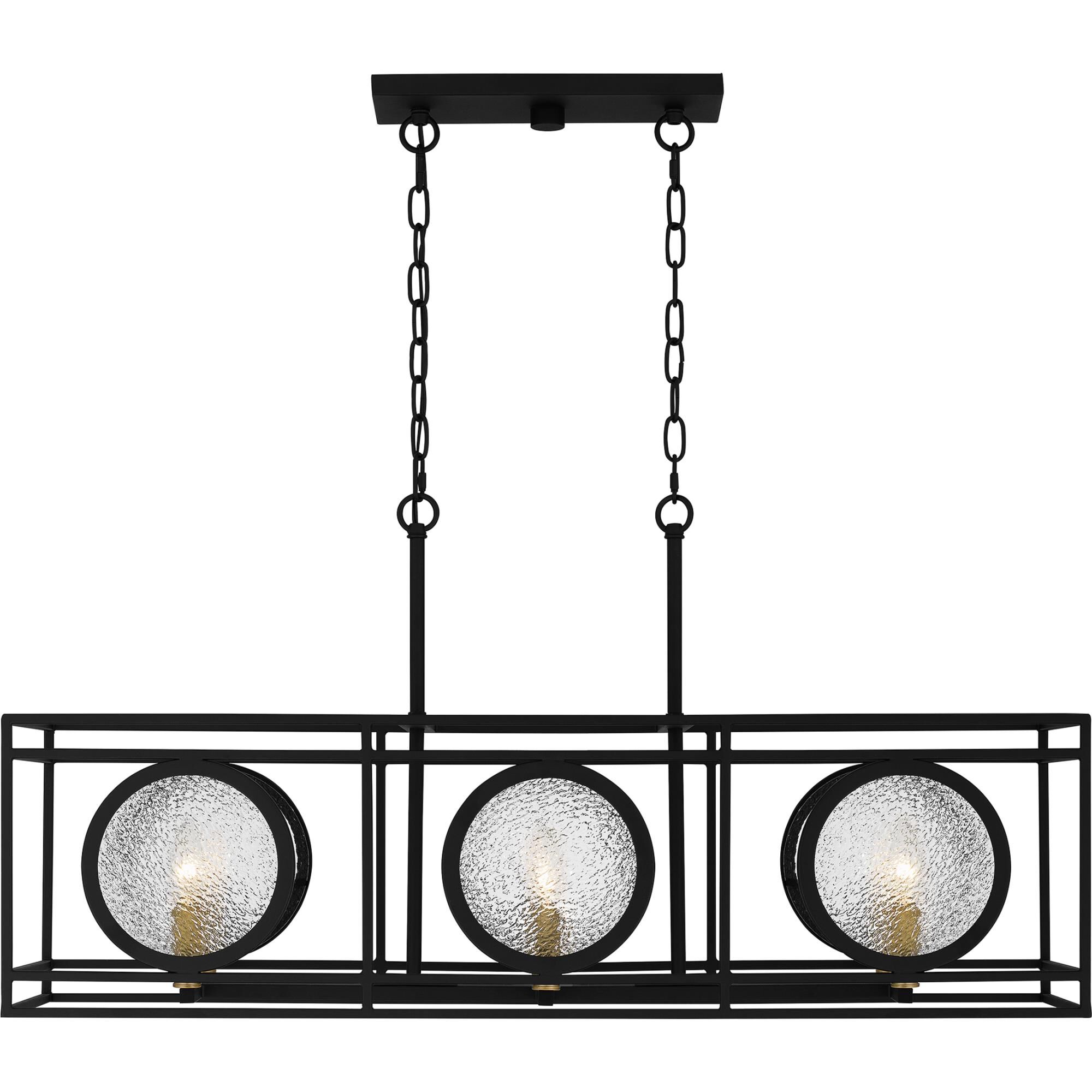 Chalamont 36 Inch 6 Light Linear Suspension Light by Quoizel