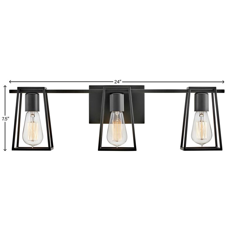 Filmore 24 Inch 3 Light Bath Vanity Light by Hinkley