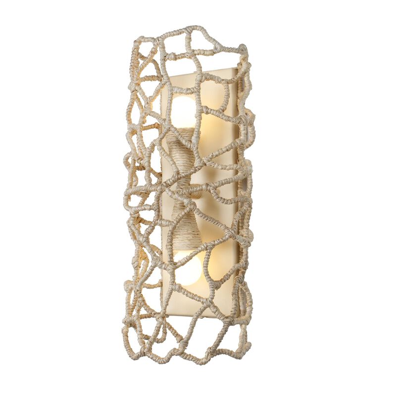 Reef Small 2 Light Wall Sconce by Kalco