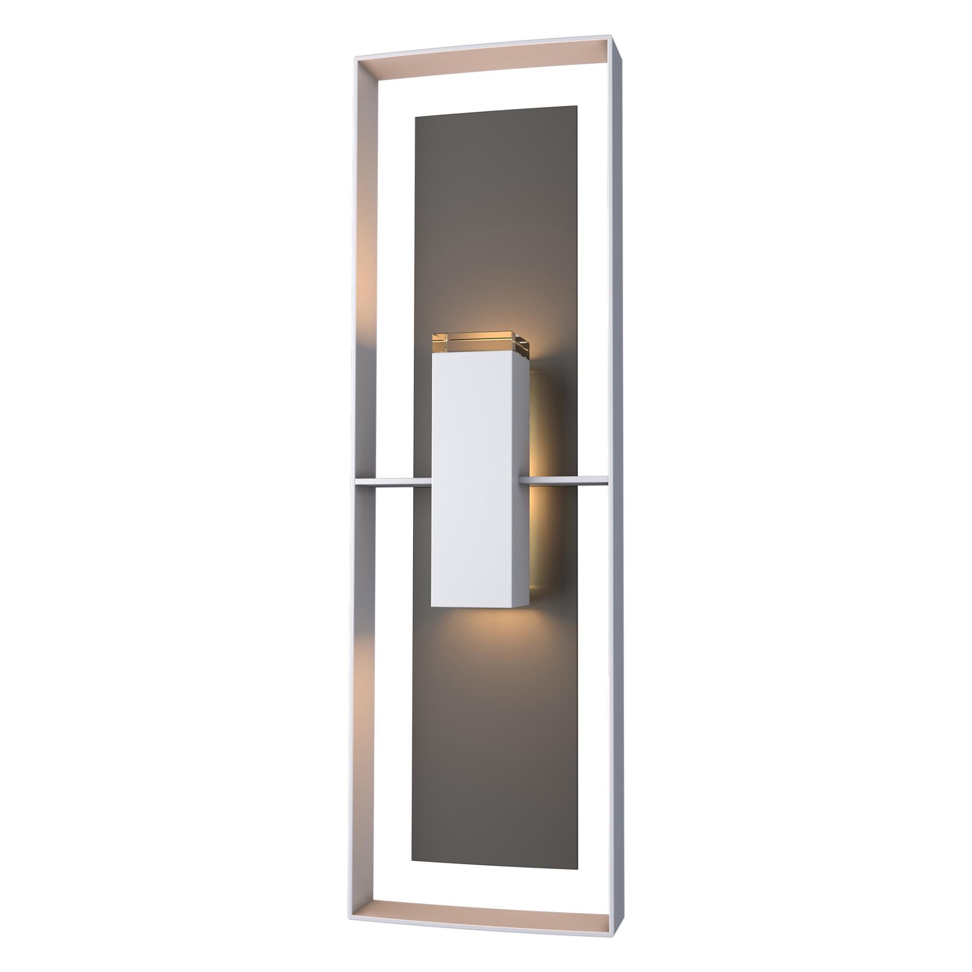 Shown in Coastal Burnished Steel finish and Clear glass and Coastal Oil Rubbed Bronze (14) accent