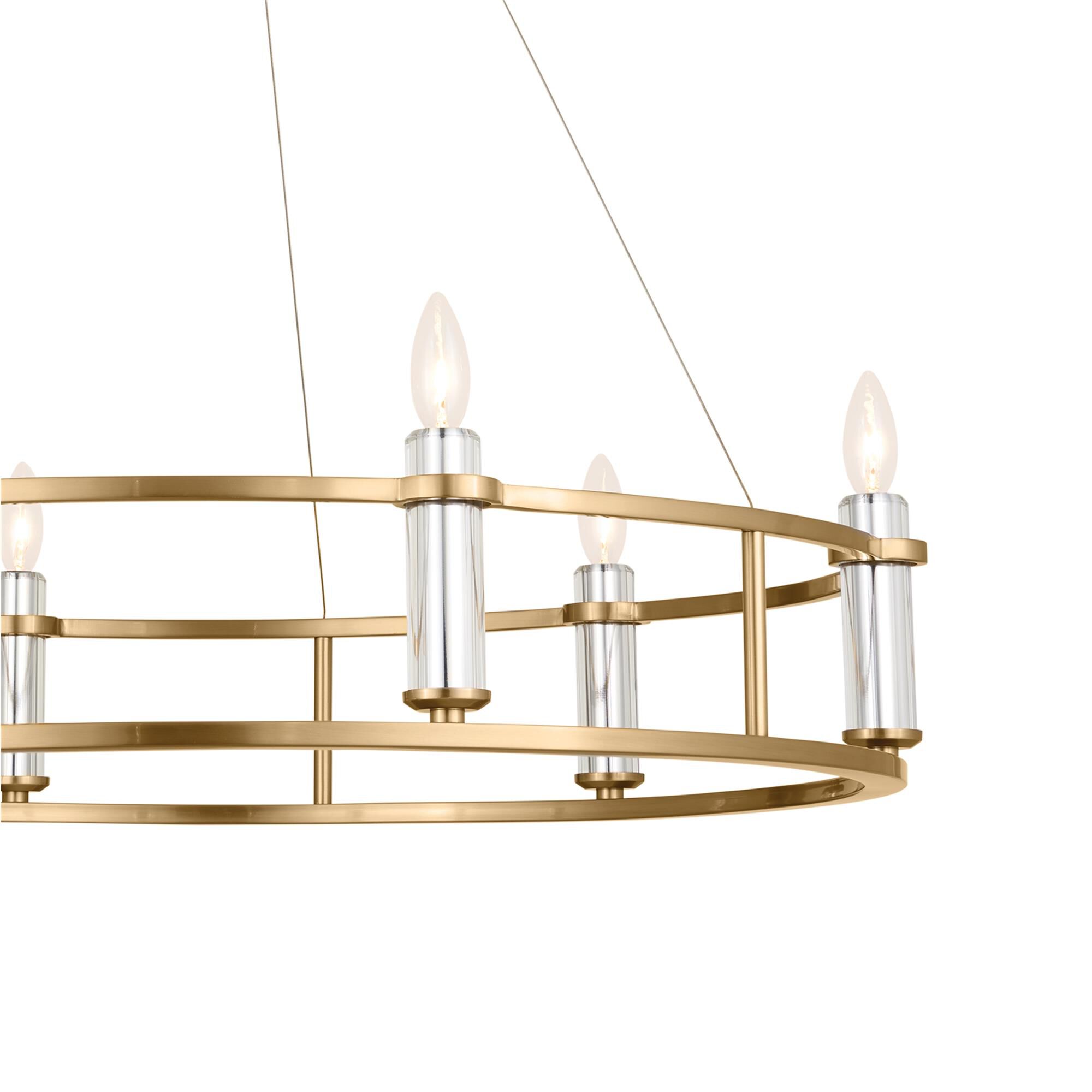 Shown in Brushed Natural Brass finish