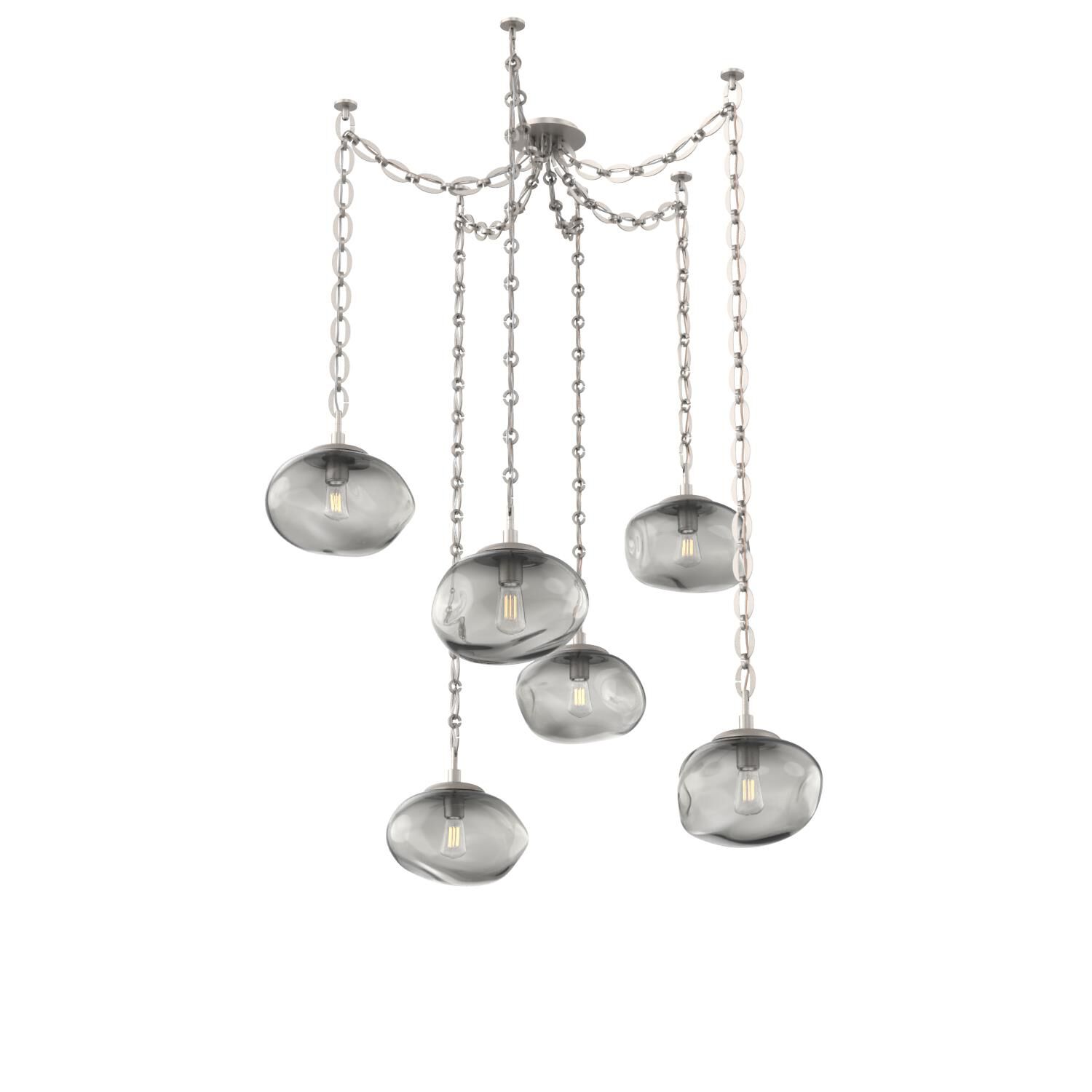 Levi Wilson Nova 19 Inch Multi Pendant Light by Hammerton Studio