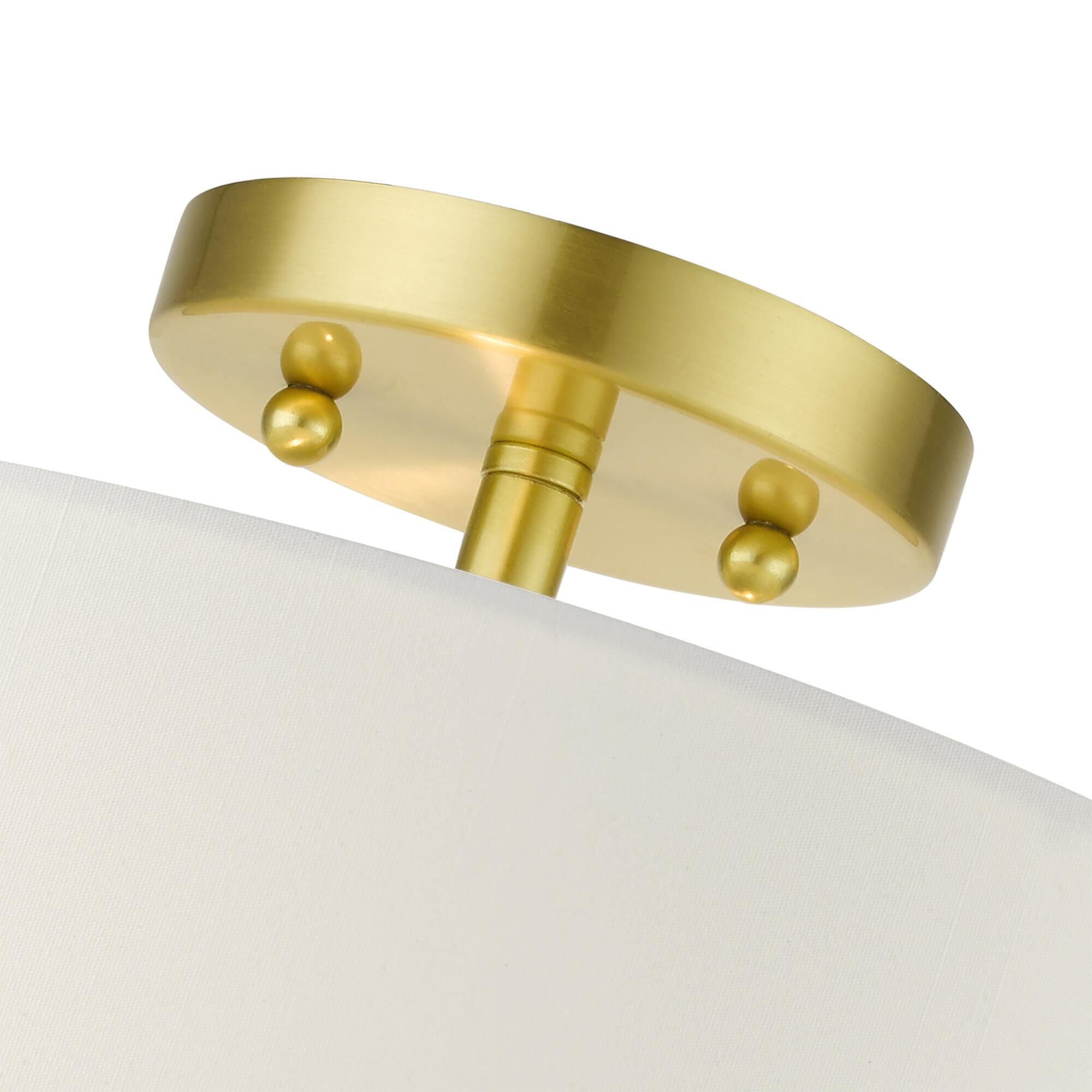 Meridian 2 Light Semi Flush Mount by Livex Lighting