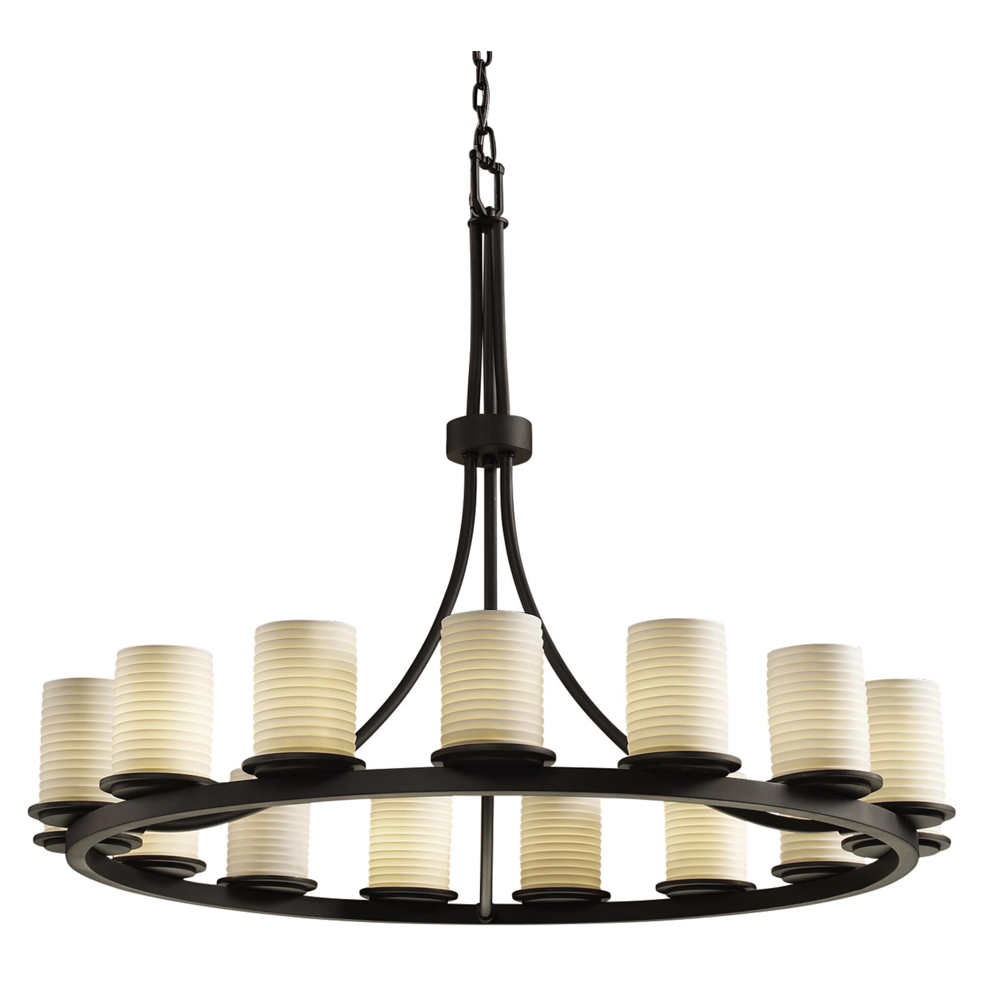 Limoges 42 Inch 15 Light Chandelier by Justice Design Group